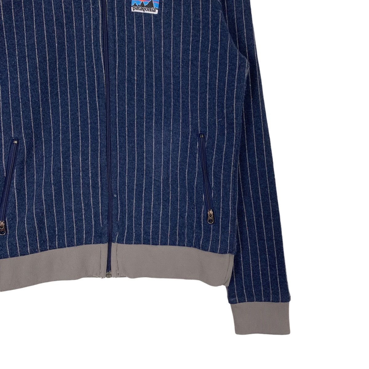 Patagonia PATAGONIA Blue Striped Sweater Jacket #1102-C50 Size US M / EU 48-50 / 2 - 4 Thumbnail