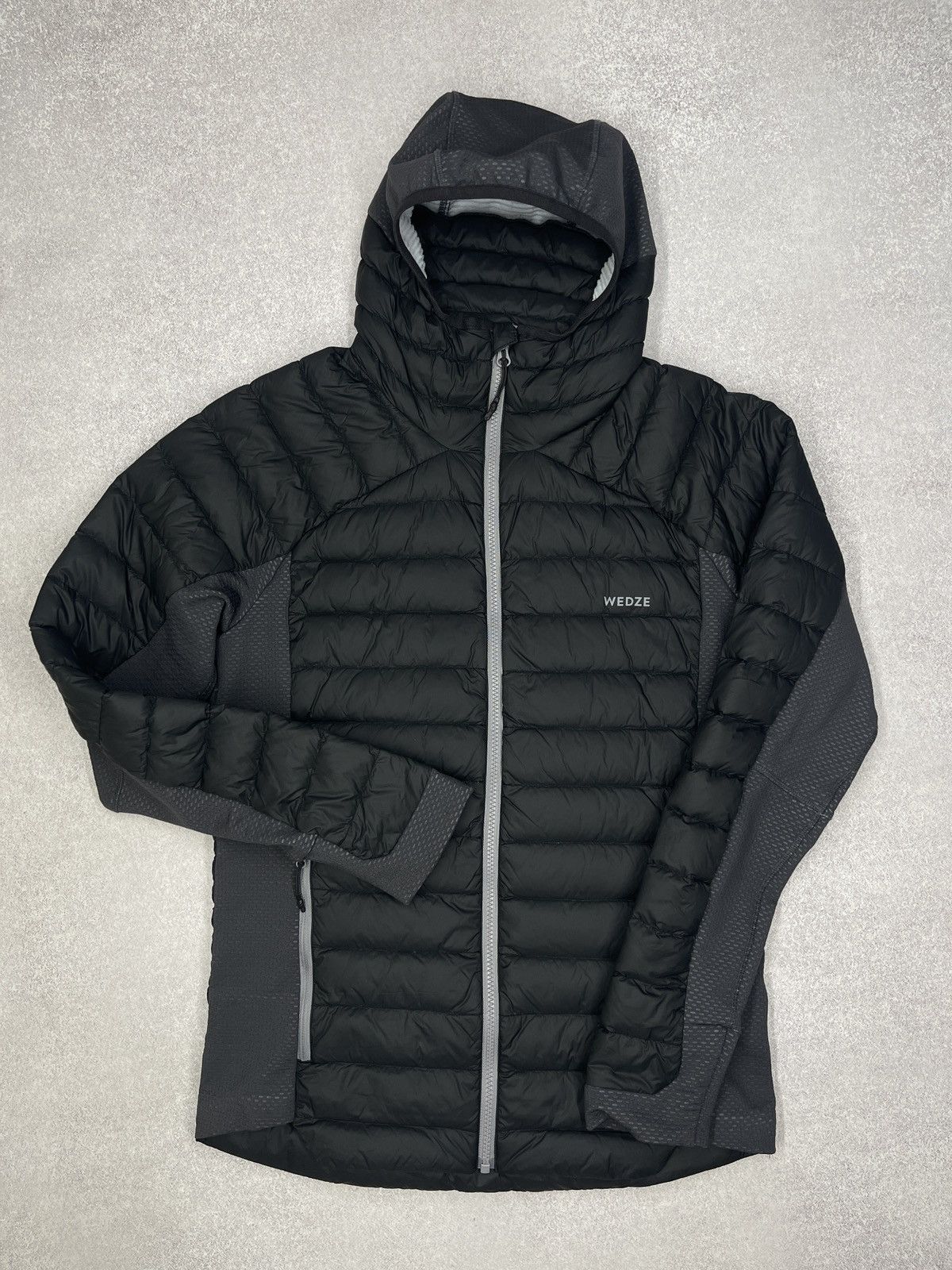 Other Mens Wedze Decathlon Down Jacket Black/Grey Outdoor Gorpcore Size US S / EU 44-46 / 1 - 2 Thumbnail