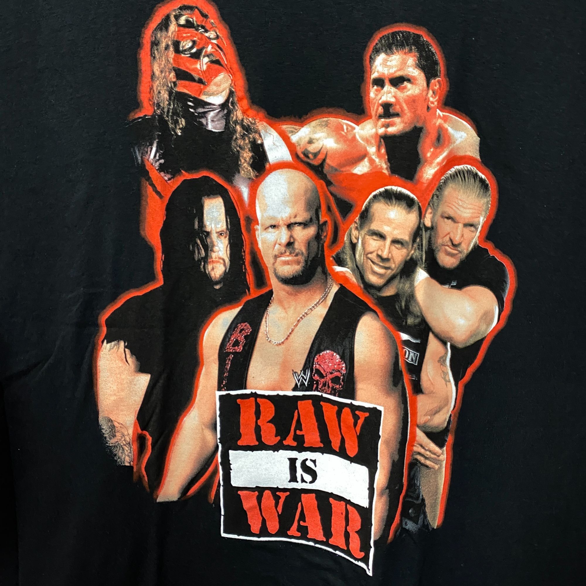 WWE WWE Monday Night Raw Poster Raw is War T-Shirt Large Size US L / EU 52-54 / 3 - 3 Thumbnail