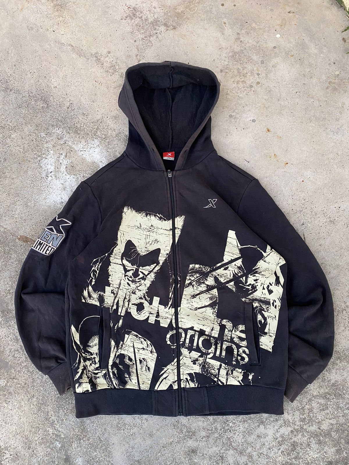 Marvel Comics × Vintage × Wolverine Vintage Distressed Marvel Wolverine Origins Hoodie Size US XL / EU 56 / 4 - 1 Thumbnail