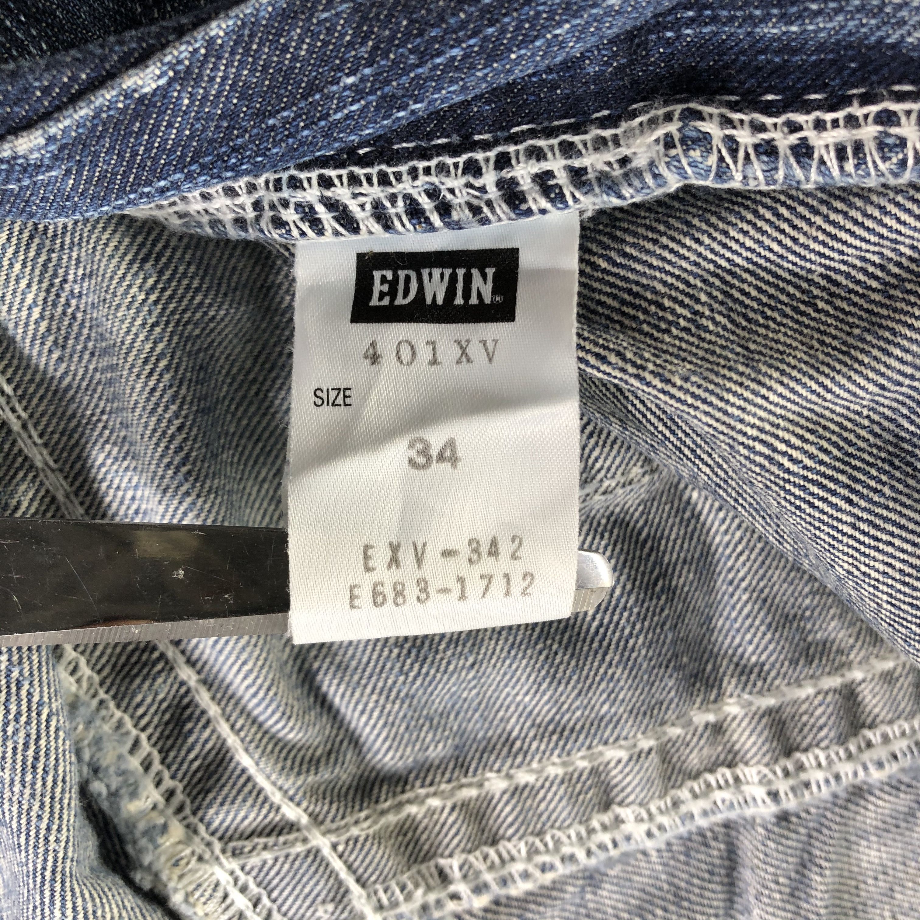 Edwin Edwin XV Jeans Faded Blue Denim KJ2487 Size US 34 / EU 50 - 11 Thumbnail