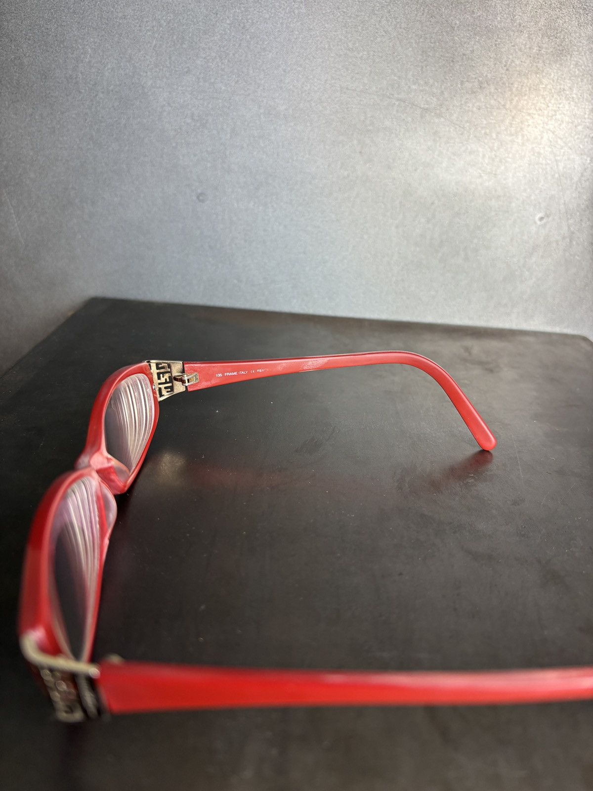 Fendi 2006 Fendi Glasses Vintage Frames F697 Red Y2K Oval Cat Eye Size ONE SIZE - 10 Thumbnail