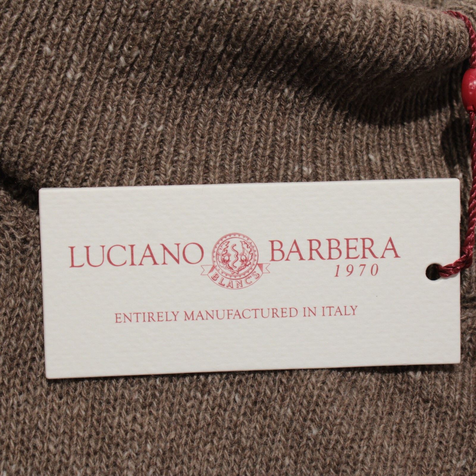 Luciano Barbera Luciano Barbera Sweater Size US M in Brown Size US M / EU 48-50 / 2 - 2 Thumbnail