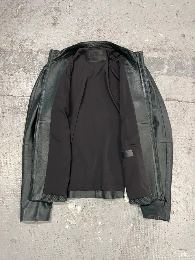 Emporio Armani AW2018 Emporio Armani Grained Hybrid Leather Jacket Size US S / EU 44-46 / 1 - 8 Thumbnail
