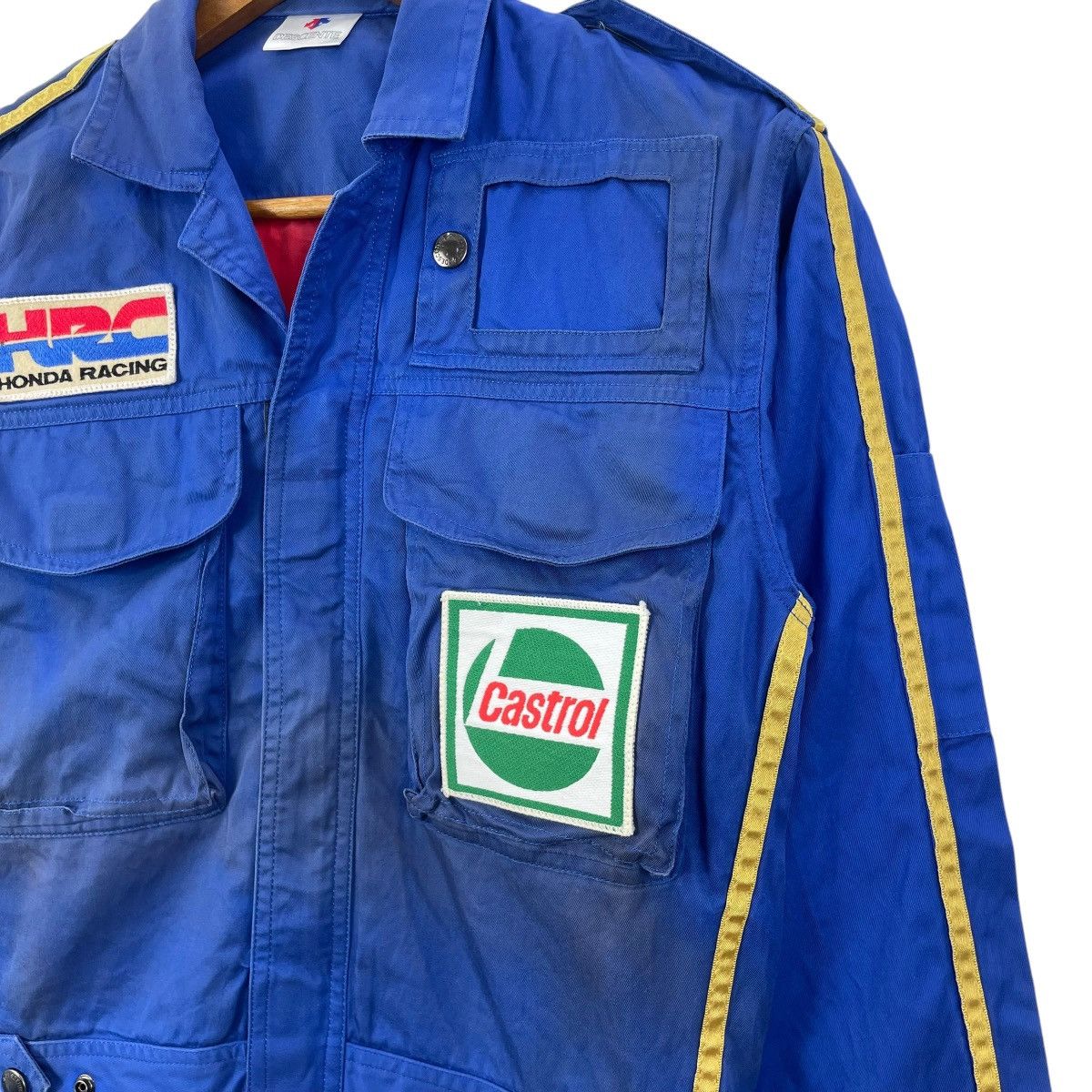Descente × Honda Vintage 90s Honda HRC Overalls Coveralls SuitDescente Jacket Size US 36 / EU 52 - 9 Thumbnail