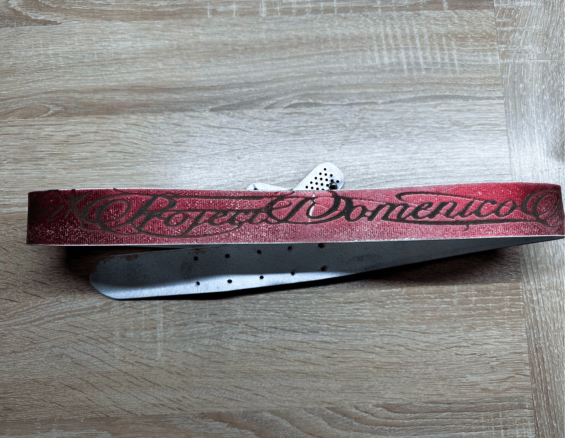PDF PDF Channel Band Belt Red Size 38 - 2 Thumbnail