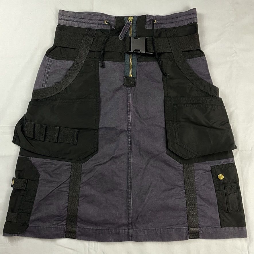 Jean Paul Gaultier AW2003 Jean Paul Gaultier Bondage Parachute Skirt Vintage Size 30" / US 8 / IT 44 - 1 Thumbnail