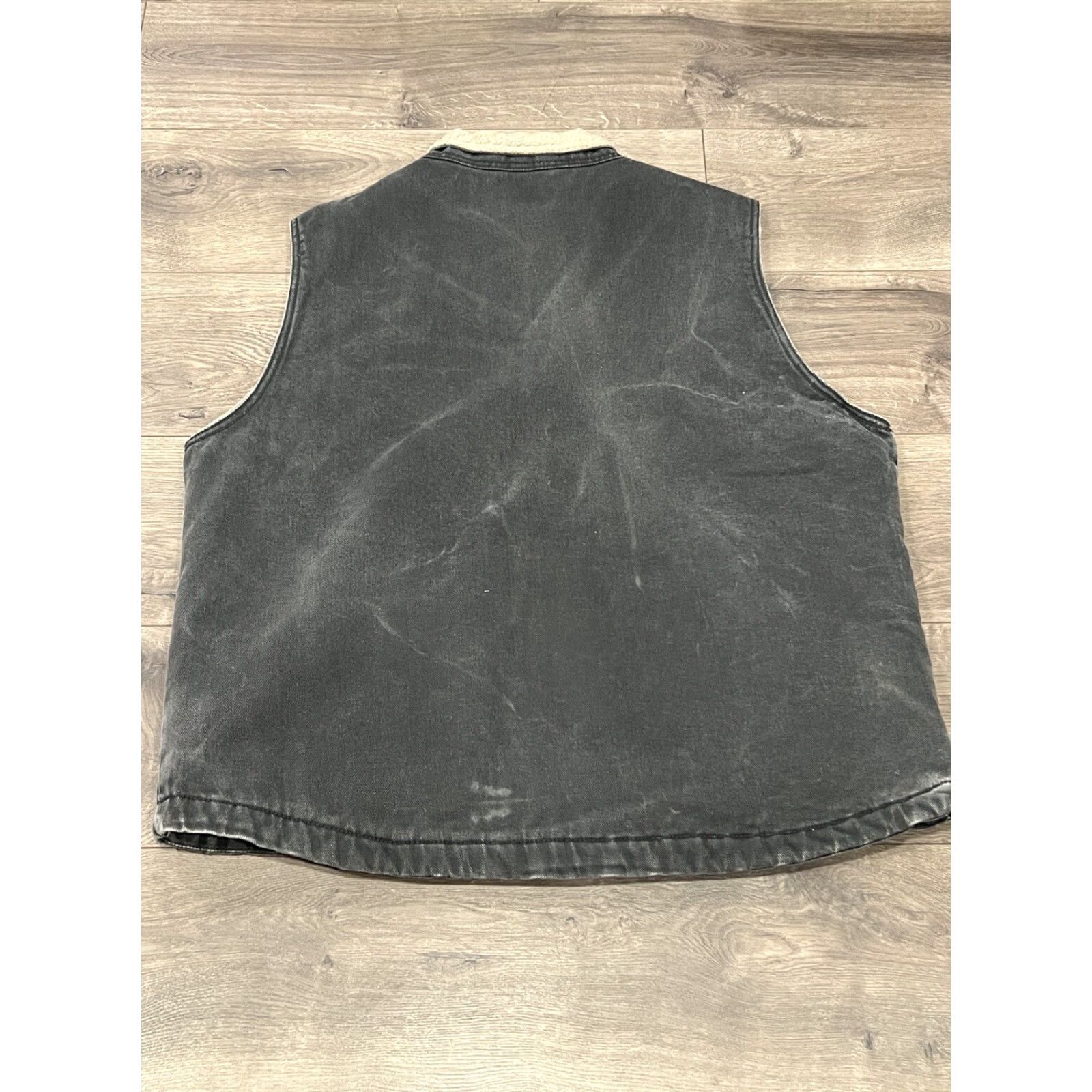 Denime WOLVERINE Men’s Upland Denim Vest Cotton XL Bison Outdoor Outerwear Size US XL / EU 56 / 4 - 4 Thumbnail