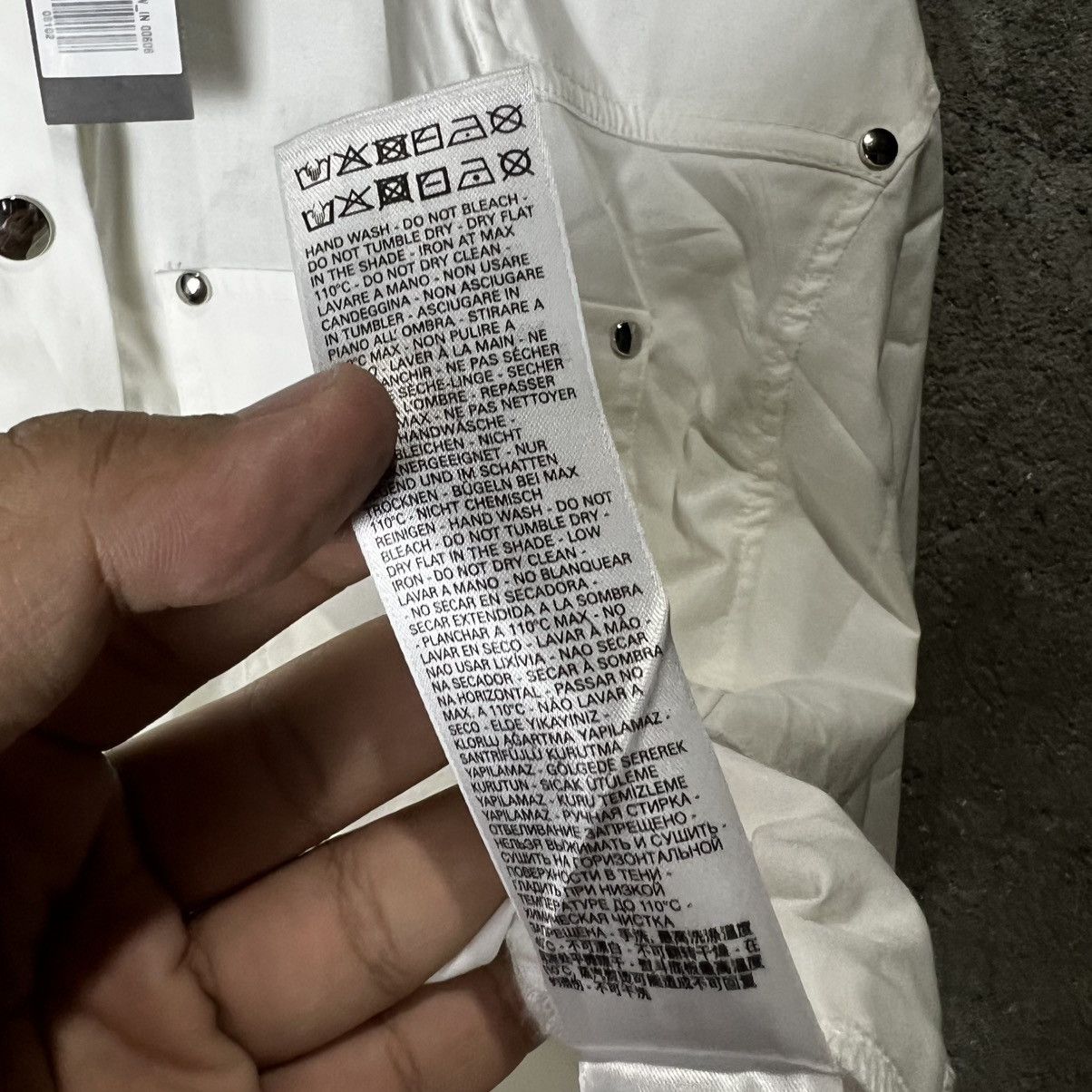 Diesel Diesel - C-Chaka Poplin Shirt With Hook Details - White Size XS / US 0-2 / IT 36-38 - 11 Thumbnail