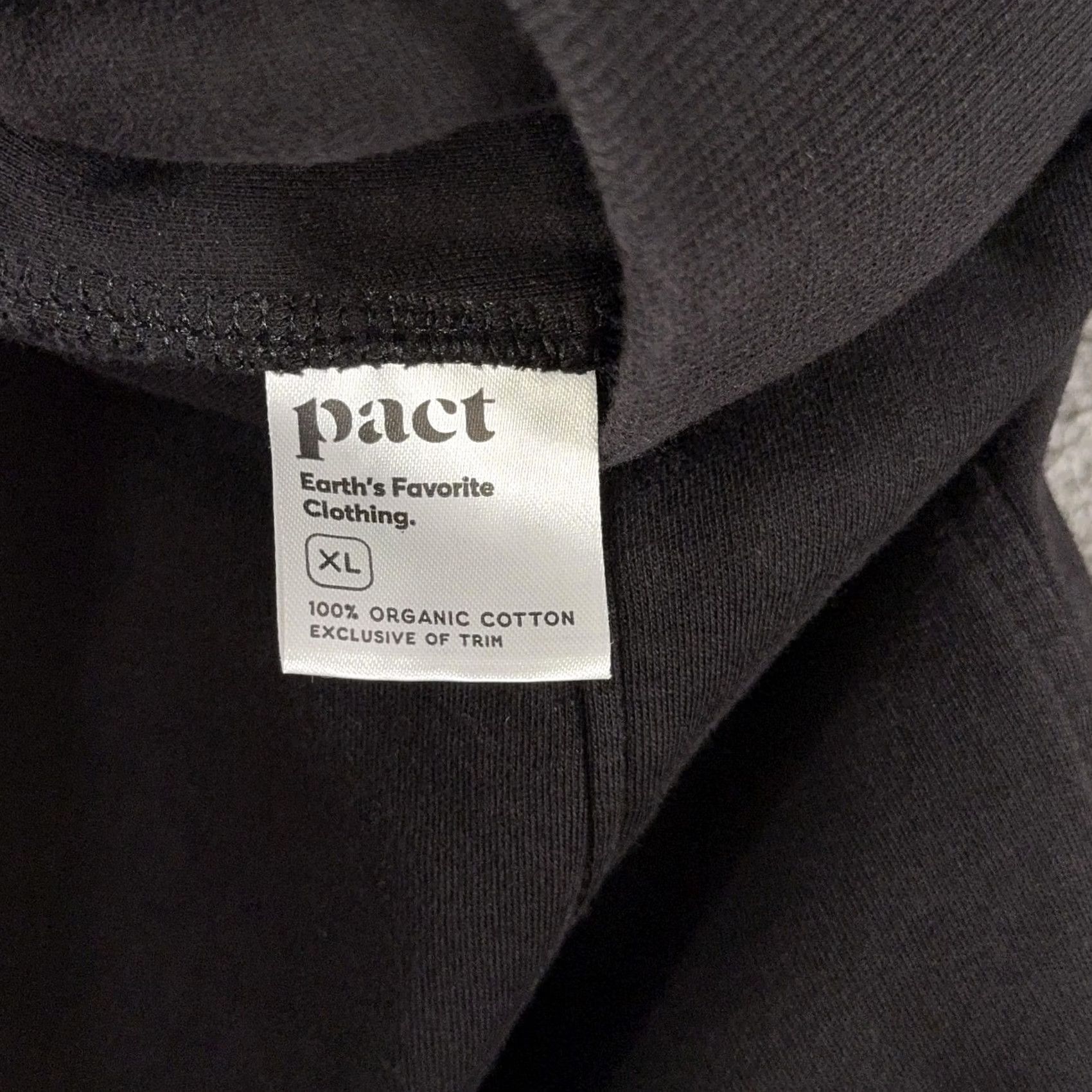 Vintage Pact Airplane Tapered Leg Pants Womens XL Black Ankle Organic Cotton Pull On Size 40" / US 18 - 7 Thumbnail