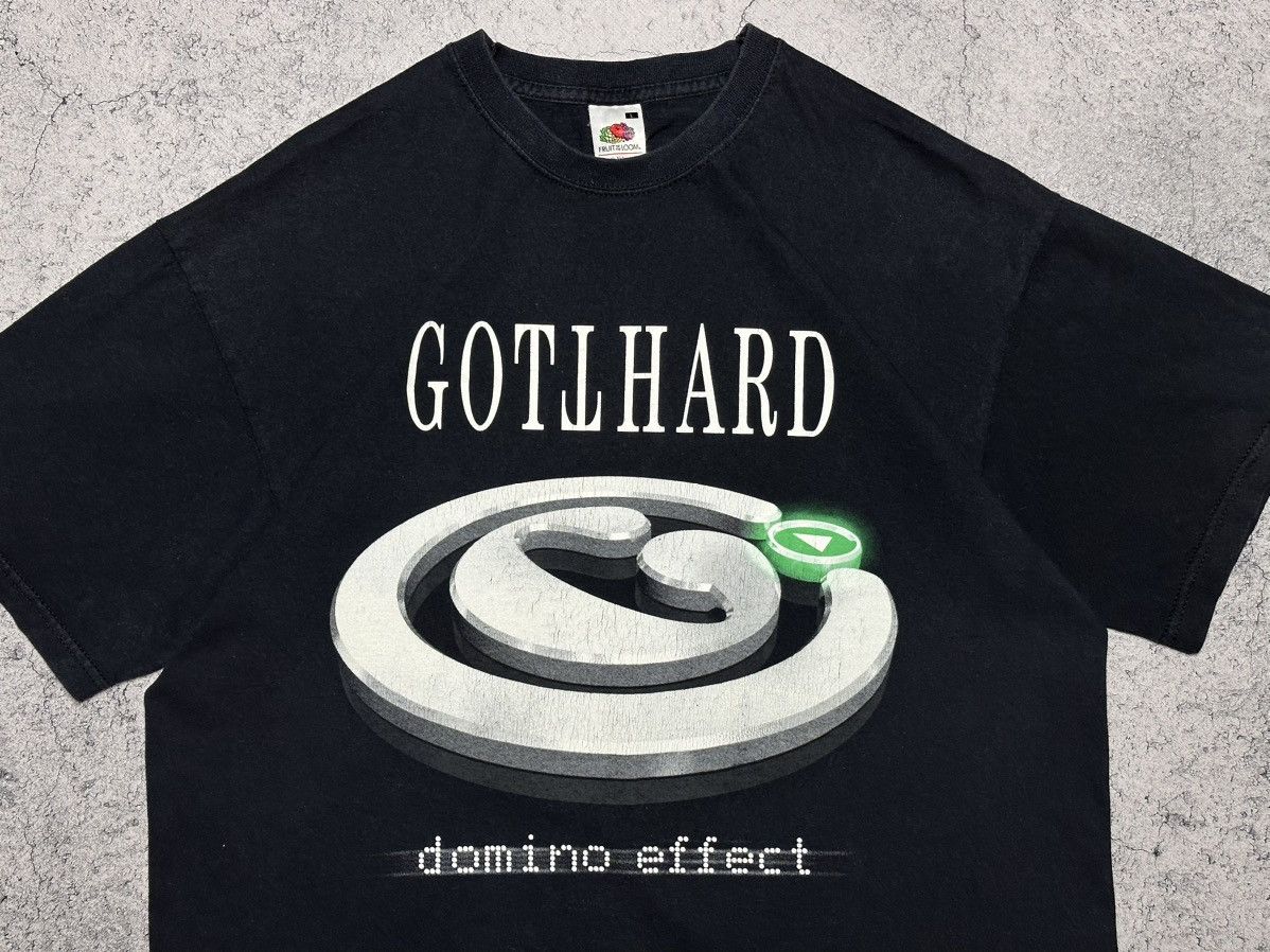 Band Tees Vintage GOTTHARD 2008 Domino Effect Tour Size US L / EU 52-54 / 3 - 4 Thumbnail
