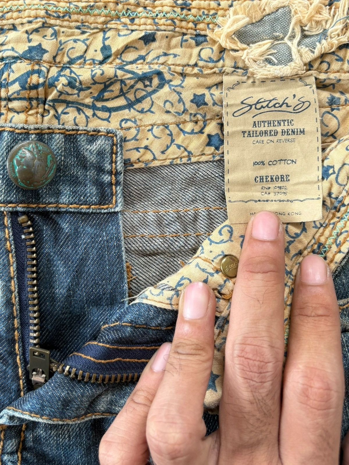 Tornado Mart Vintage Japanese Brand Rusty Wash Distress Flare Jeans Size 30" / US 8 / IT 44 - 6 Thumbnail