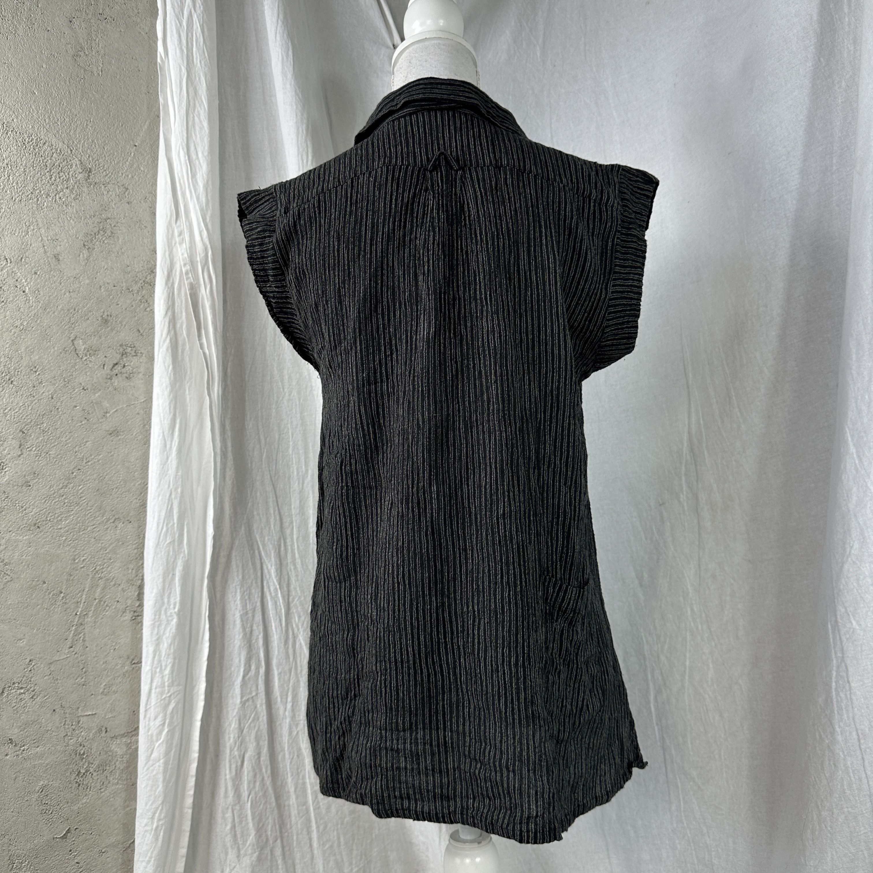 Vintage Vintage 00s Stripped Preppy Short Sleeve Shirt Size M / US 6-8 / IT 42-44 - 4 Thumbnail