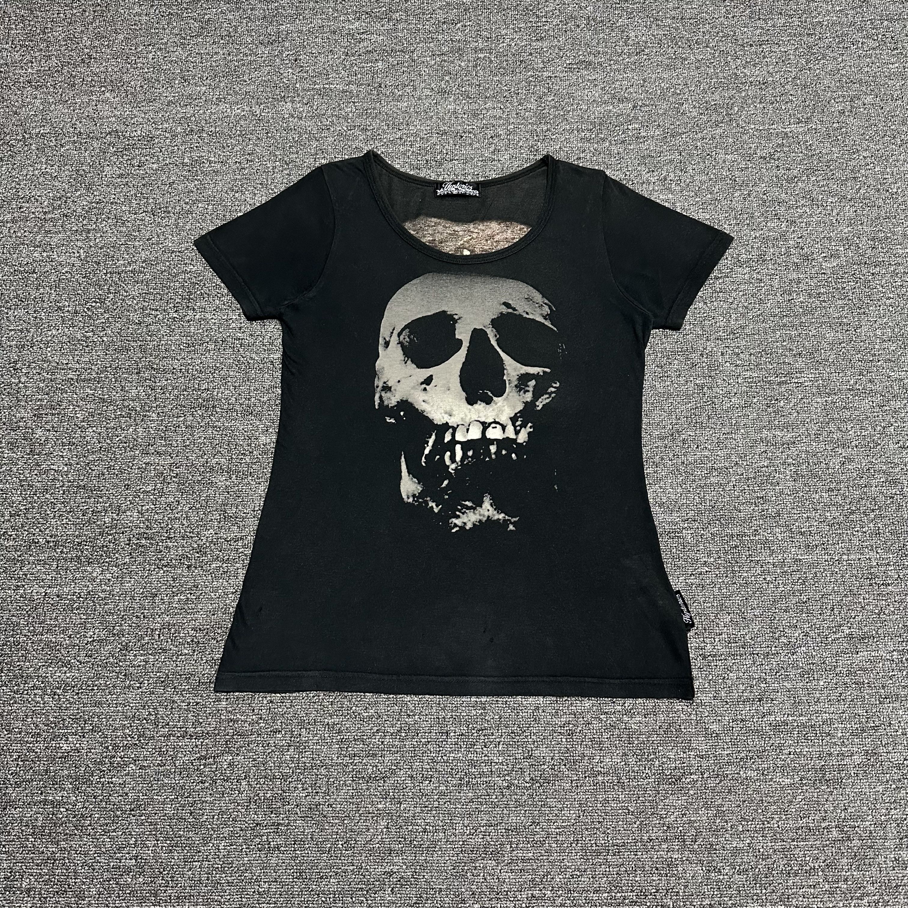 Hysteric Glamour HYSTERIC GLAMOUR 'SKULL GIRL' POLO T-SHIRT | Grailed