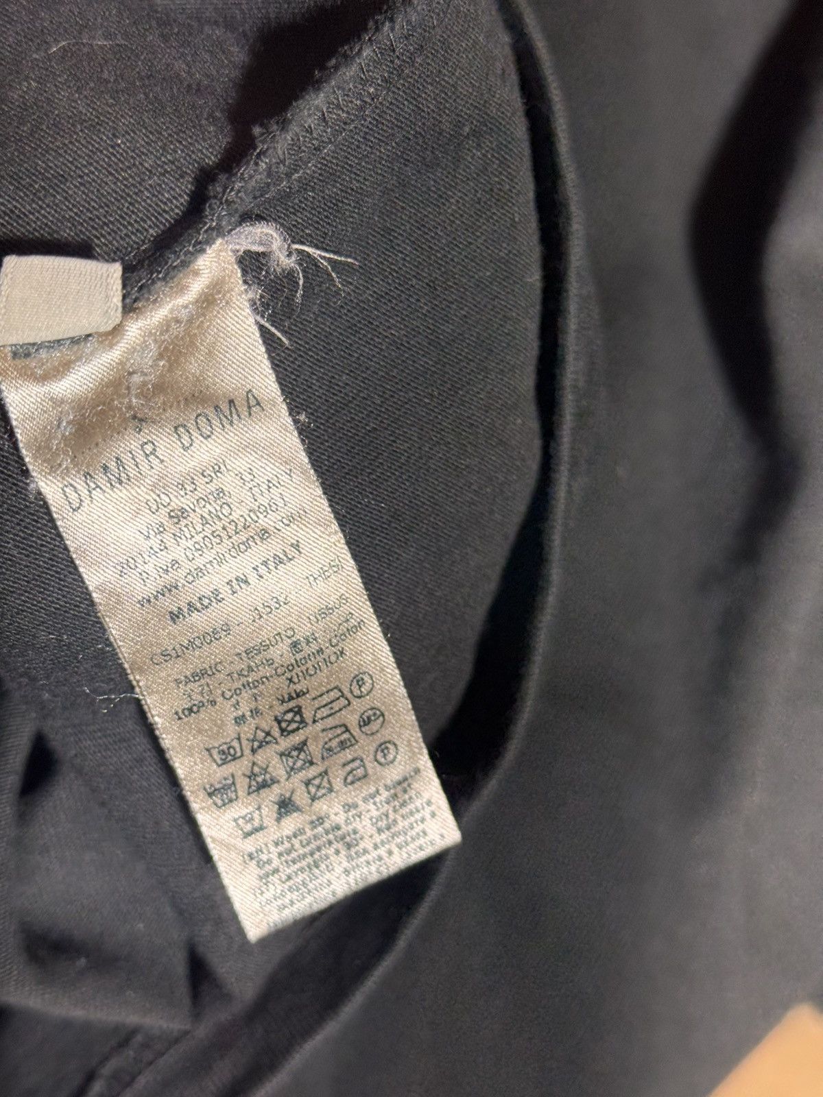 Damir Doma damir doma runway fw18 embroderied bleached t-shirt XS Size US XS / EU 42 / 0 - 3 Thumbnail