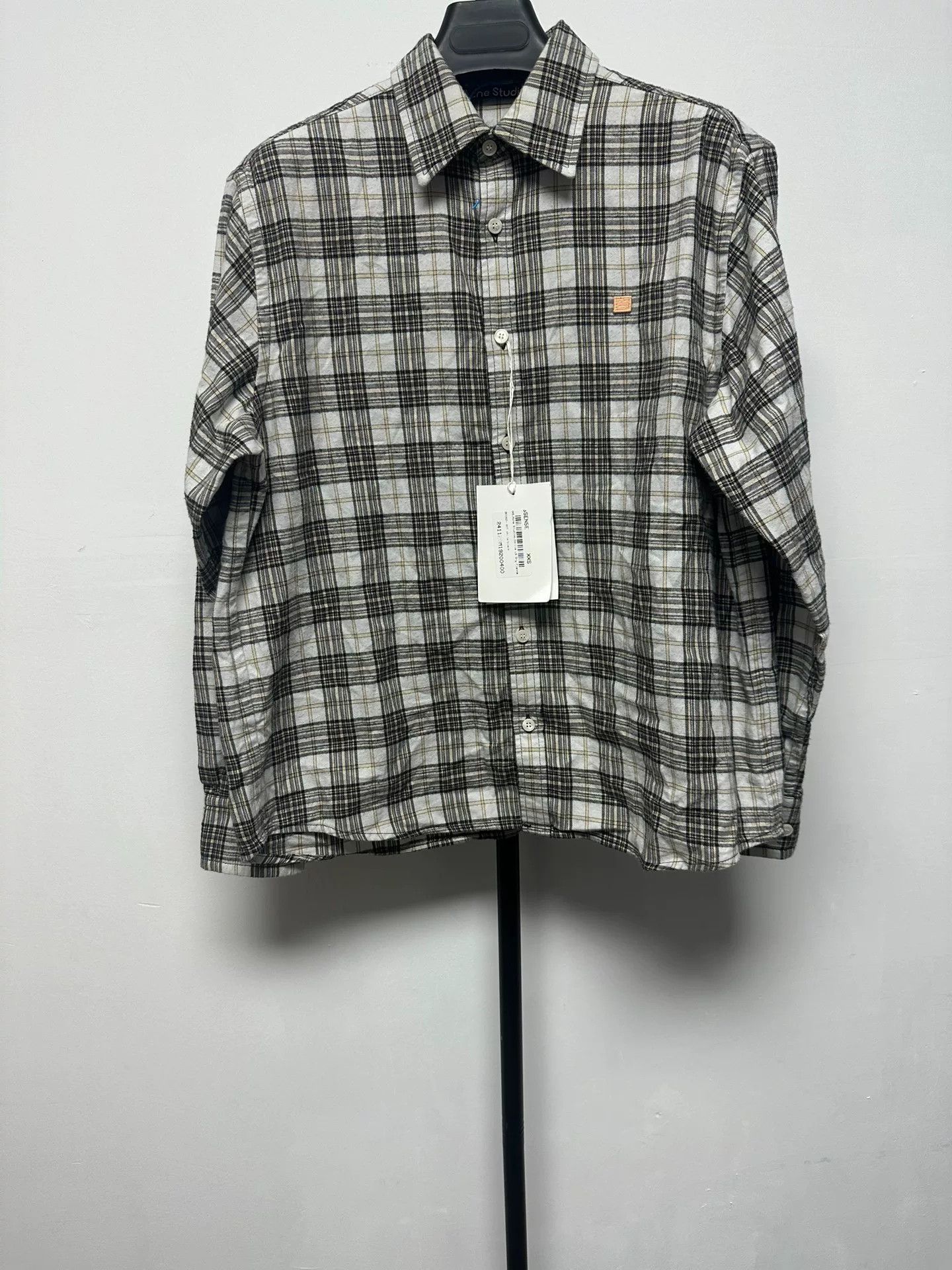 Acne Studios Acne Classic Plaid Long-Sleeve Shirt Size XXS / US 00 / IT 34 - 1 Thumbnail