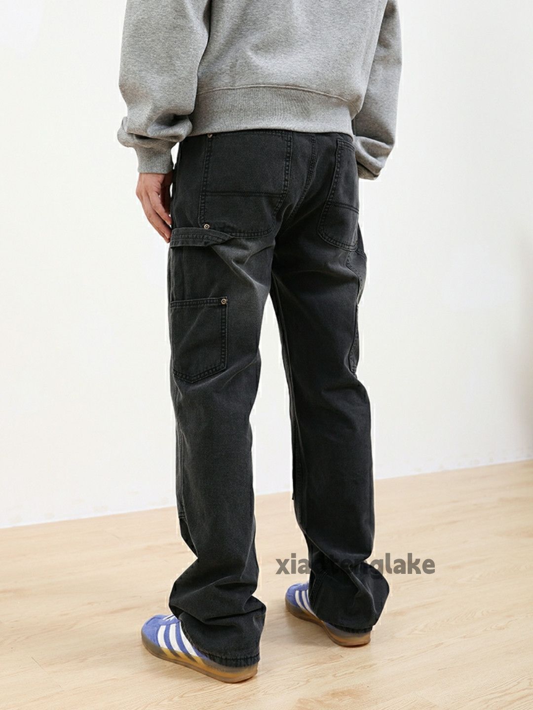 Jean × Vintage washed faded skate hiphop utility carpenter pants Size US 30 / EU 46 - 7 Thumbnail