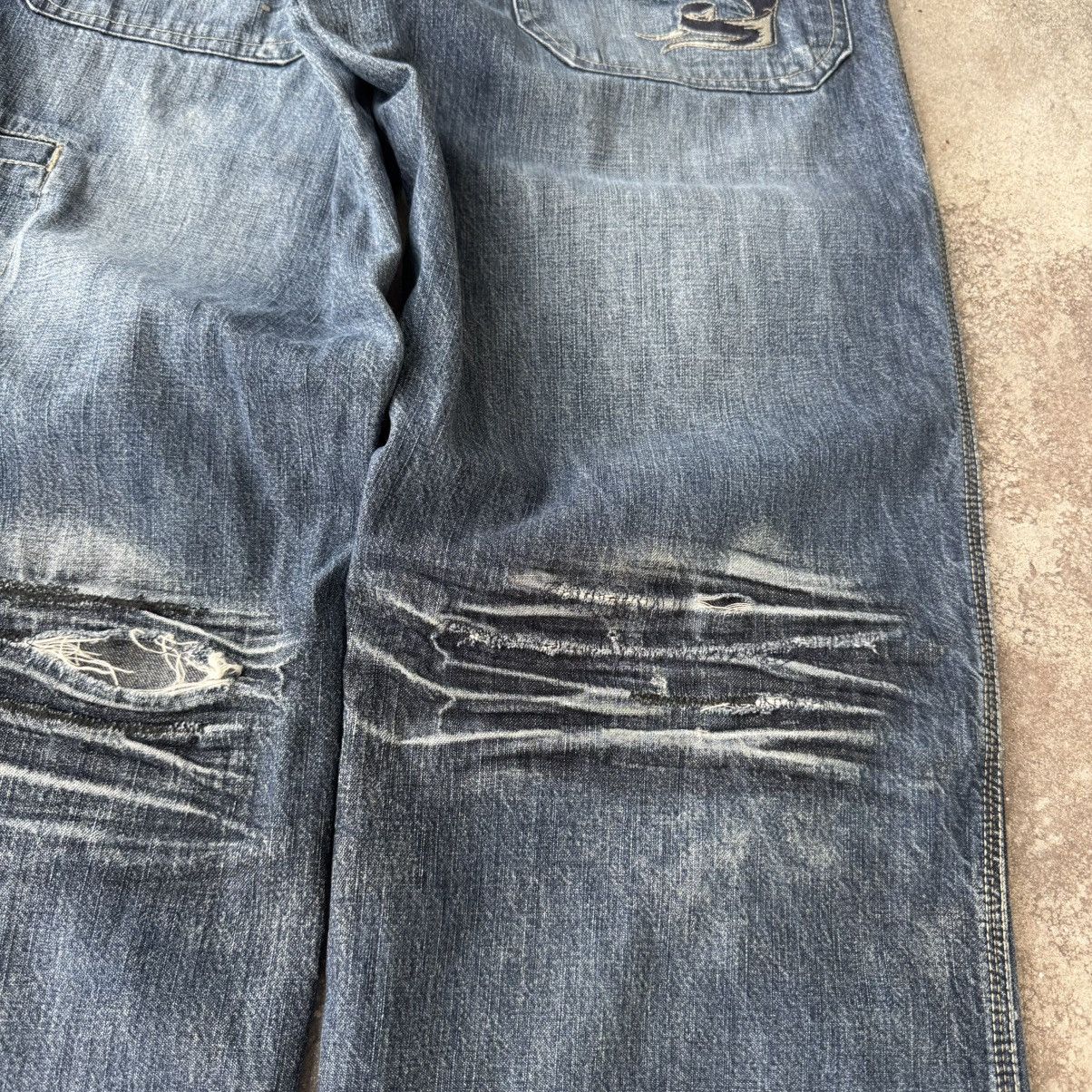 Hysteric Glamour Japan Style Vintage Y2K Distressed Jeans Size US 30 / EU 46 - 10 Thumbnail