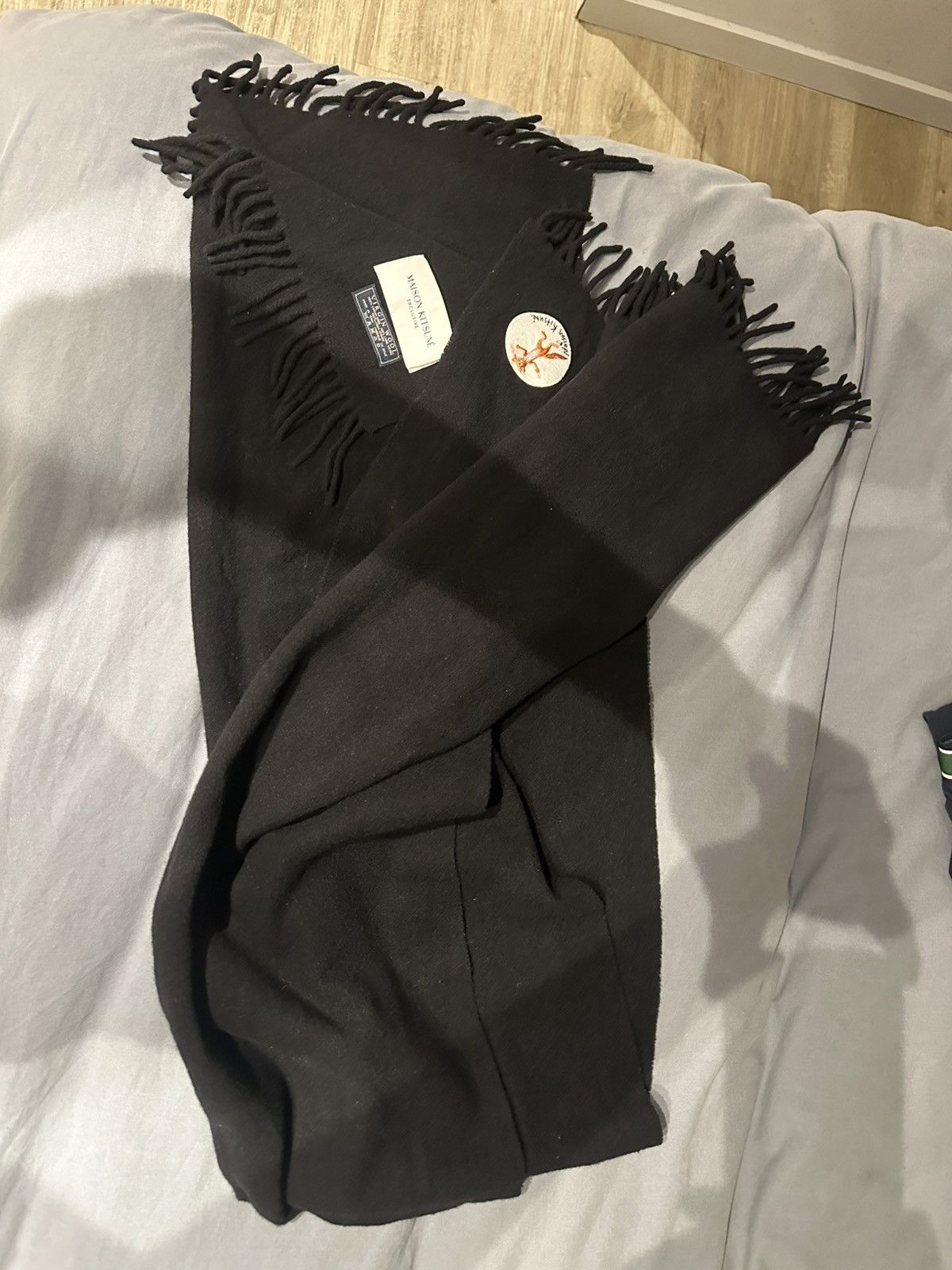 Maison Kitsune Maison kitsune pure wool scarf super long Size ONE SIZE - 1 Thumbnail