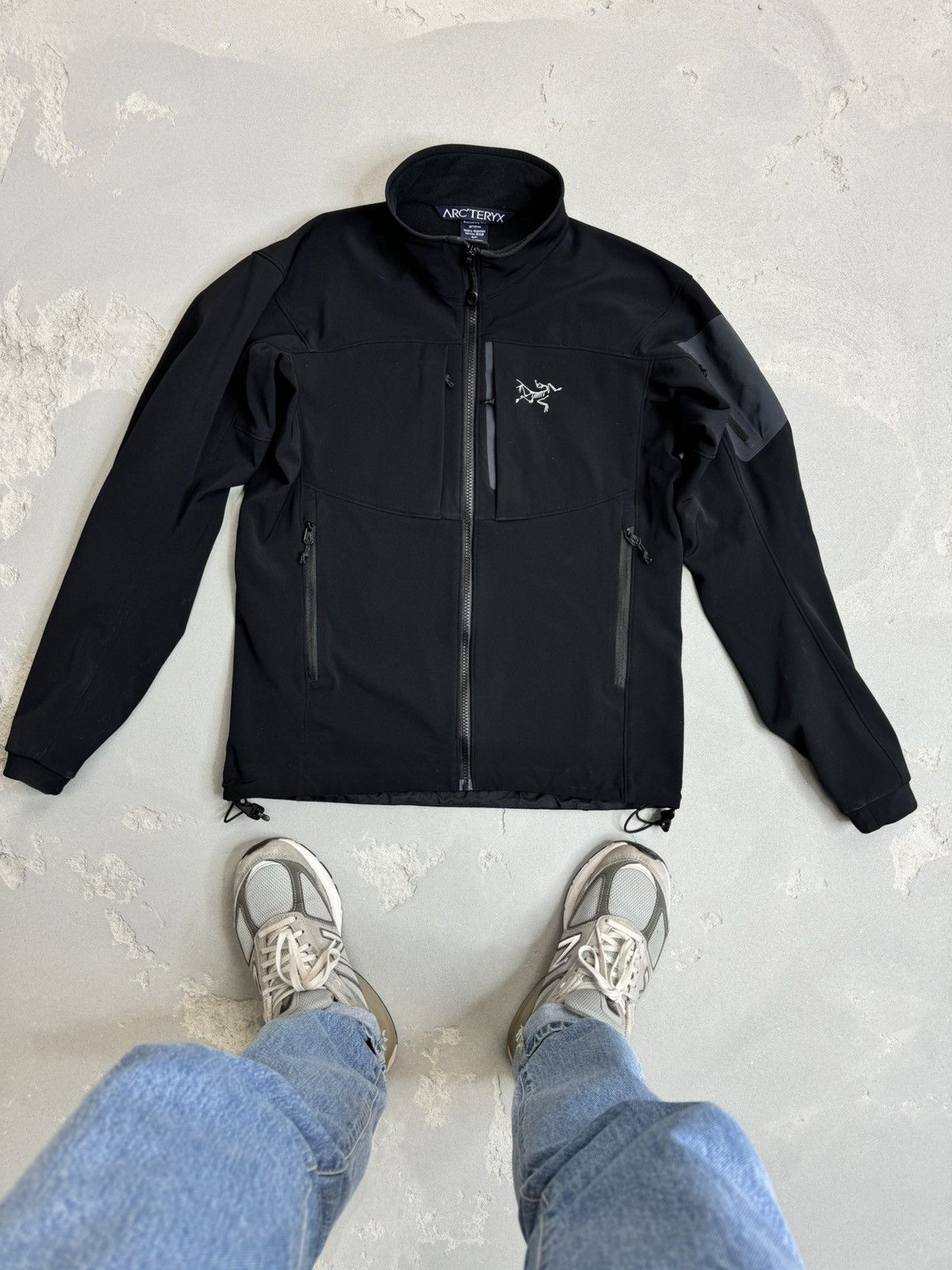 image of Arcteryx Polartec Zip Up Fleece in Black, Men's (Size Small)