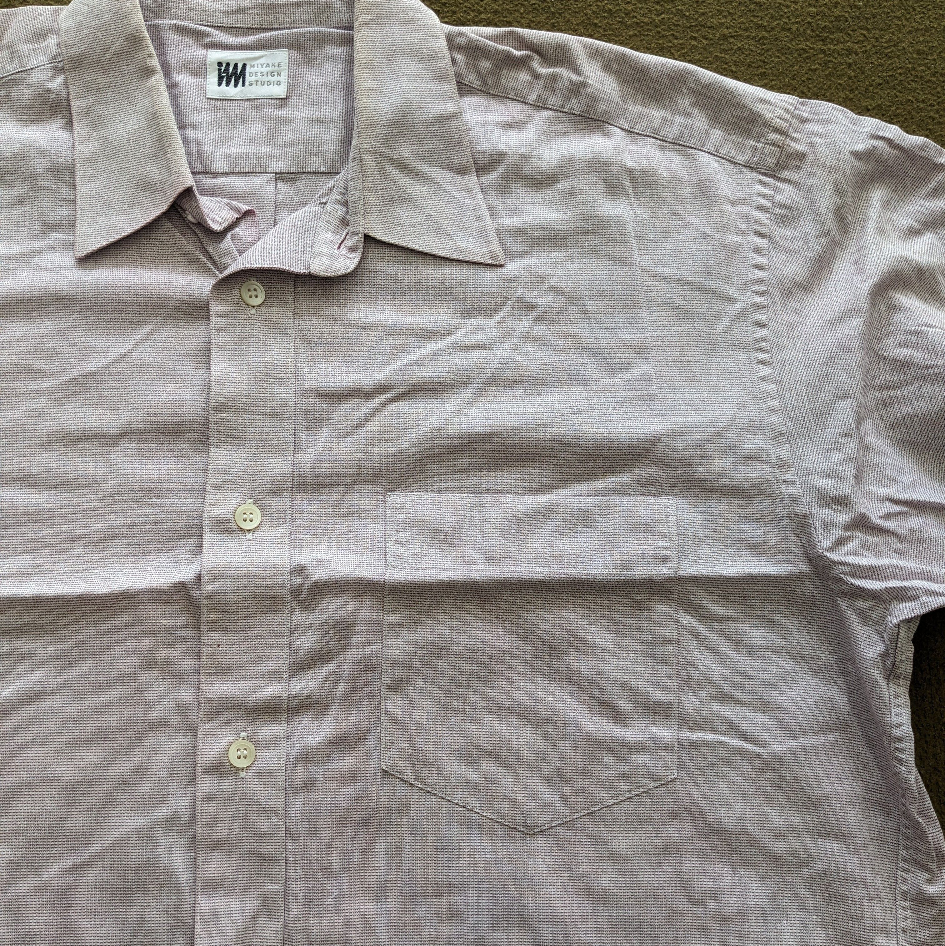 Vintage Vintage ISSEY MIYAKE Design Studio Japanese Button Up Shirts Size US XL / EU 56 / 4 - 2 Thumbnail