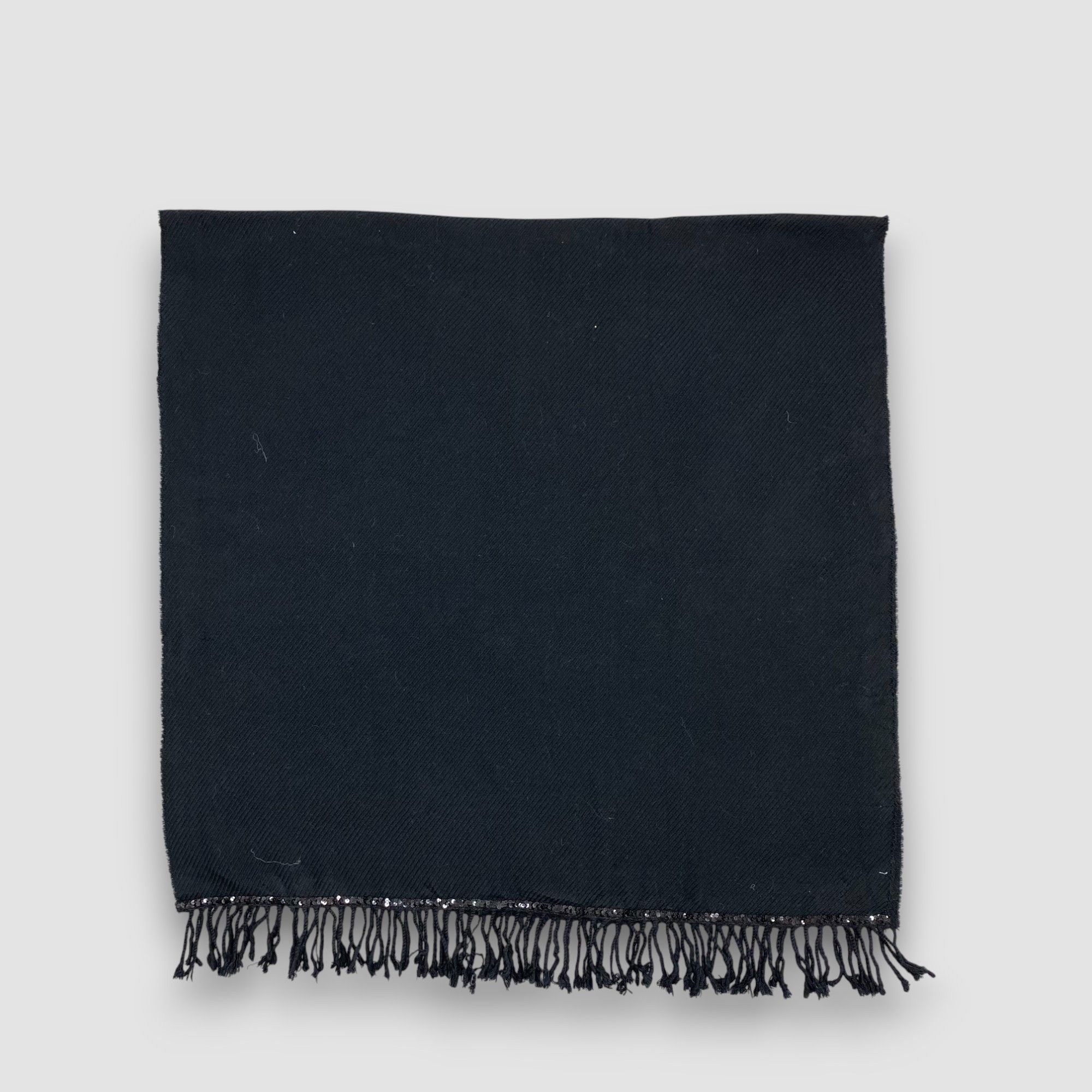 Japanese Brand Vintage Trend Trad Scarf Muffler Wool Wraps Babuskha Scarves Size ONE SIZE - 3 Thumbnail