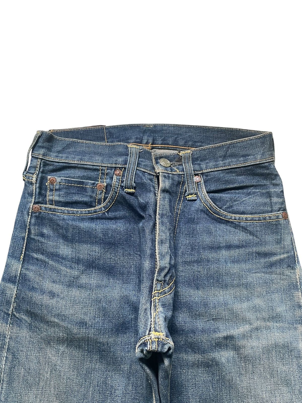 Japanese Brand Vintage Japanese Brand Mud Wash Flare Bell Bottom Jeans Size US 26 / EU 42 - 4 Thumbnail