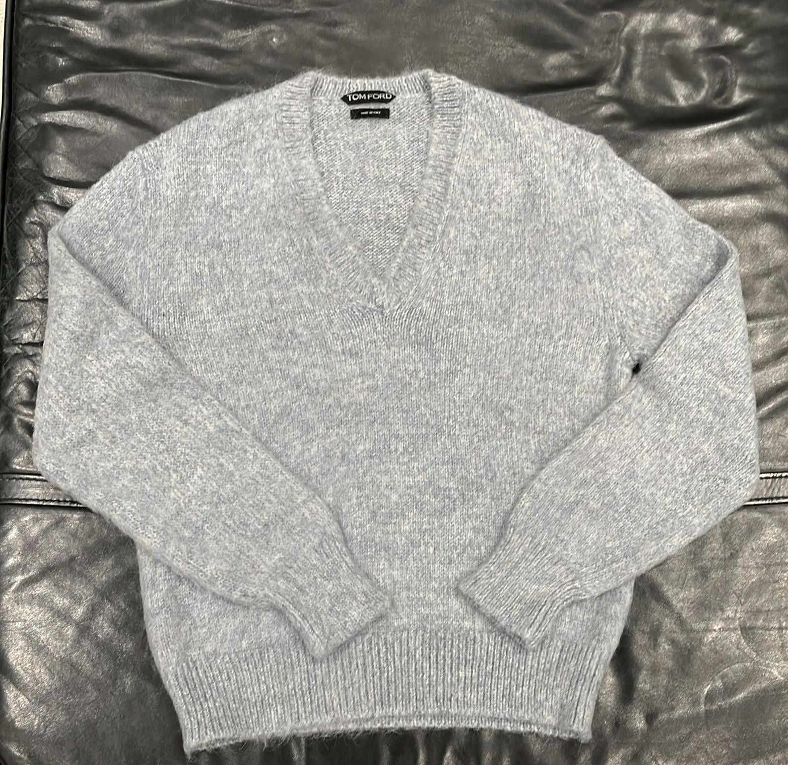 Tom Ford o1loc1c0825 TFK100 Sweater in Grey Size US M / EU 48-50 / 2 - 1 Preview
