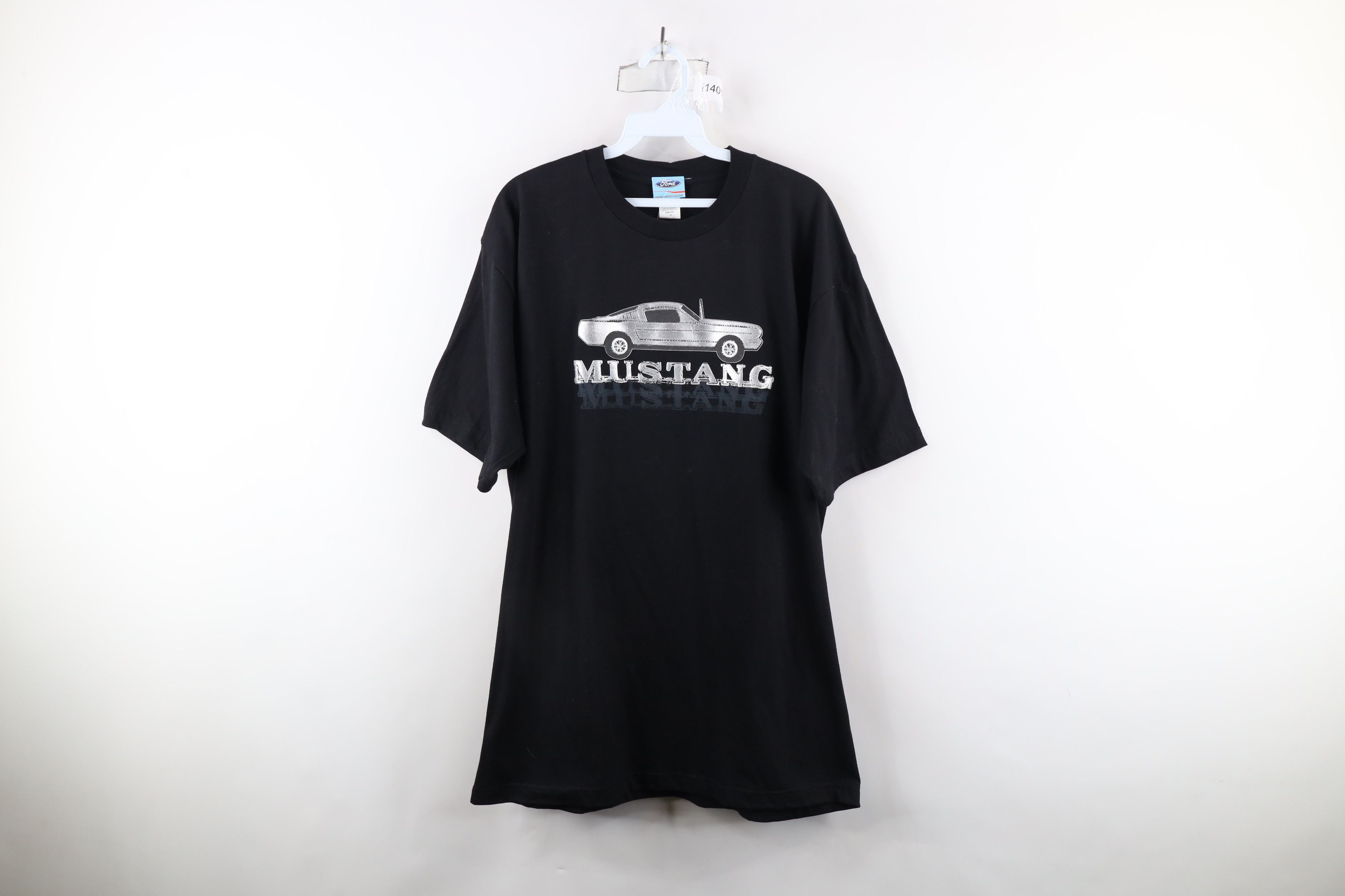 Vintage Deastock Vintage Ford Motor Co Mustang Car T-Shirt Black Size US L / EU 52-54 / 3 - 1 Thumbnail