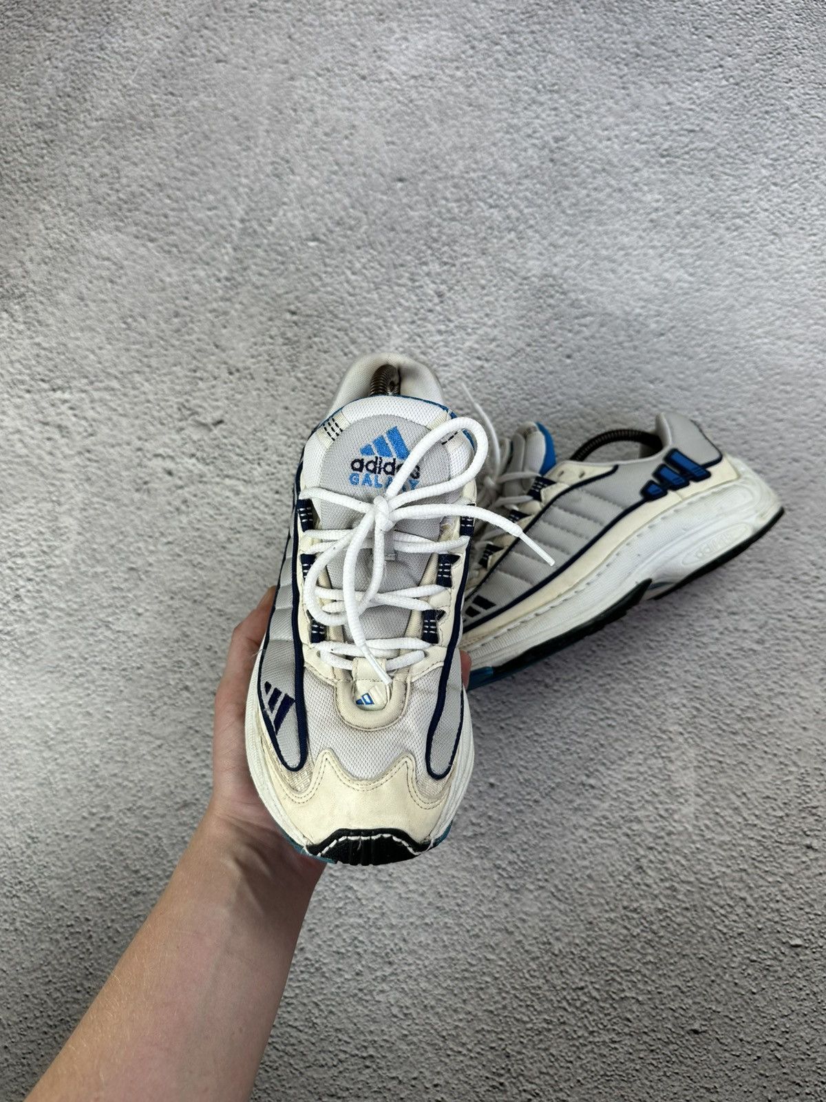 Adidas × Vintage Rare Vintage Adidas Galaxy Sneakers Y2K Hype Boots Size US 8.5 / EU 41-42 - 3 Thumbnail