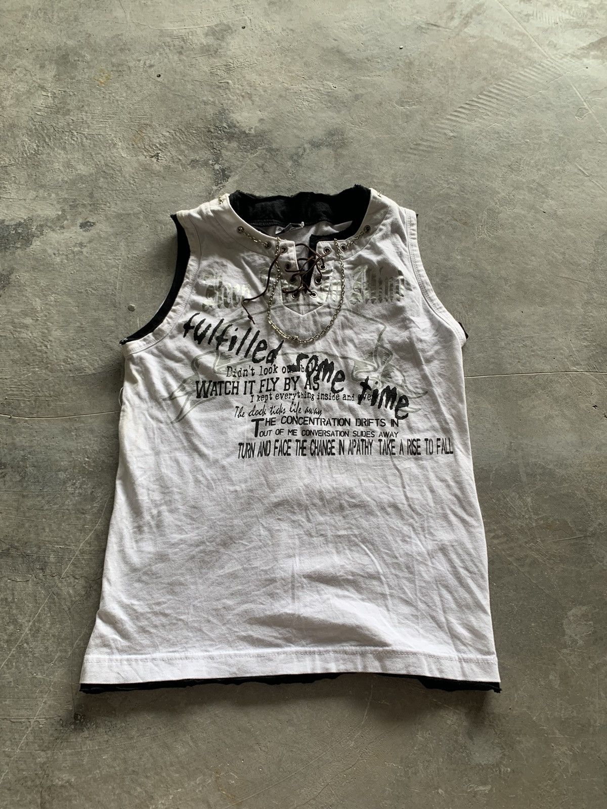 Hysteric Glamour crazy y2k poem euphuistic punk style chain collar design Size US M / EU 48-50 / 2 - 1 Thumbnail