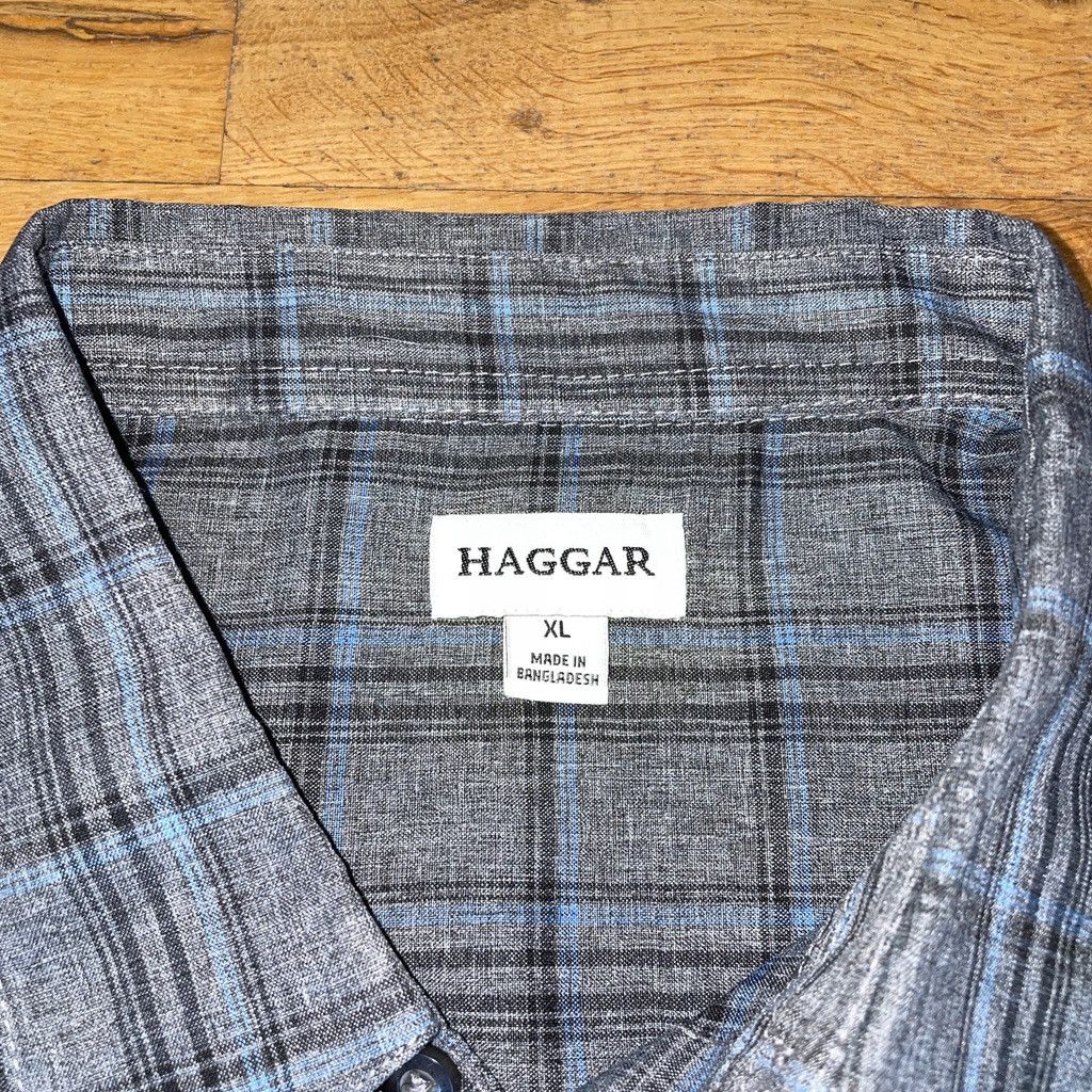 Haggar × Vintage HAGGAR MEN'S FASHIONABLE SHORT SLEEVE SHIRT Size XL Size US XL / EU 56 / 4 - 3 Thumbnail