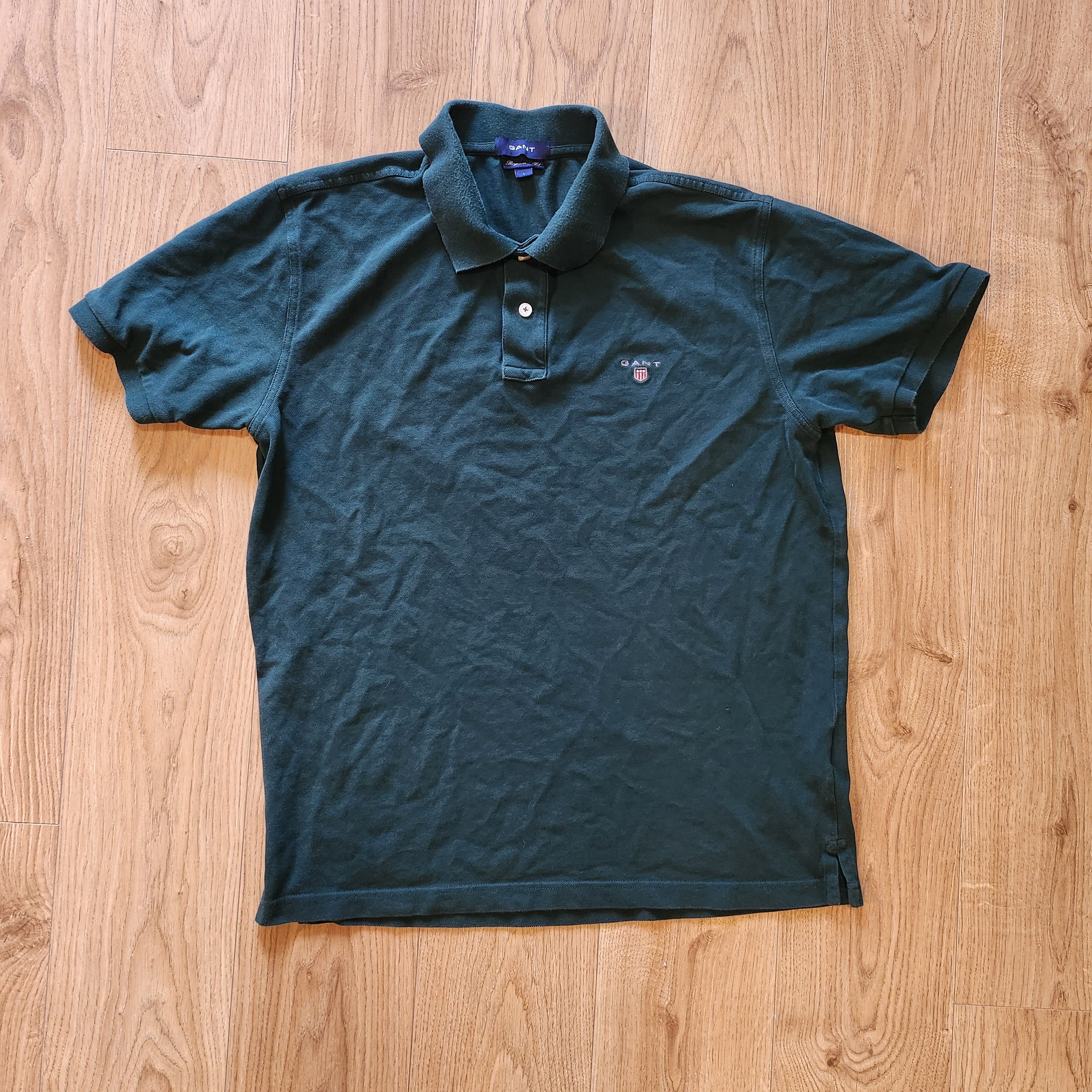Gant Gant green polo Size US L / EU 52-54 / 3 - 1 Thumbnail