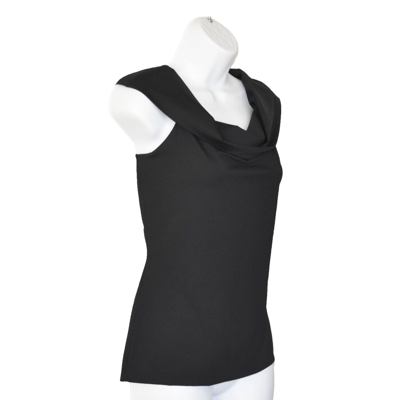 Theory A6 Auth THEORY Sabrynna Off Shoulder Black Nylon Top Size M Size M / US 6-8 / IT 42-44 - 2 Thumbnail