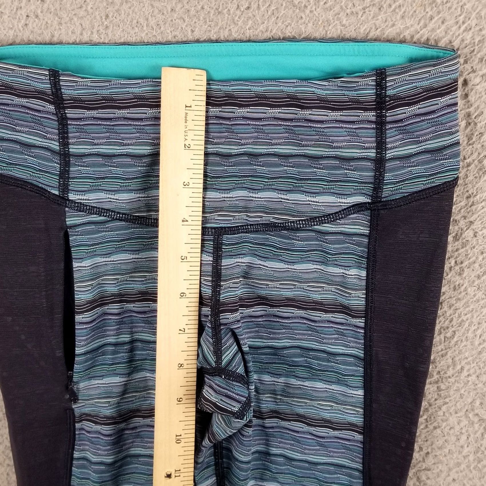 Lululemon Lululemon Stop at Nothing Cropped Reflective Dot Leggings Capris Size 4 Women Black Nylon Lycra Slim Skinny Pull On Casual Activewear Athleisure Size 27" / US 4 / IT 40 - 4 Thumbnail