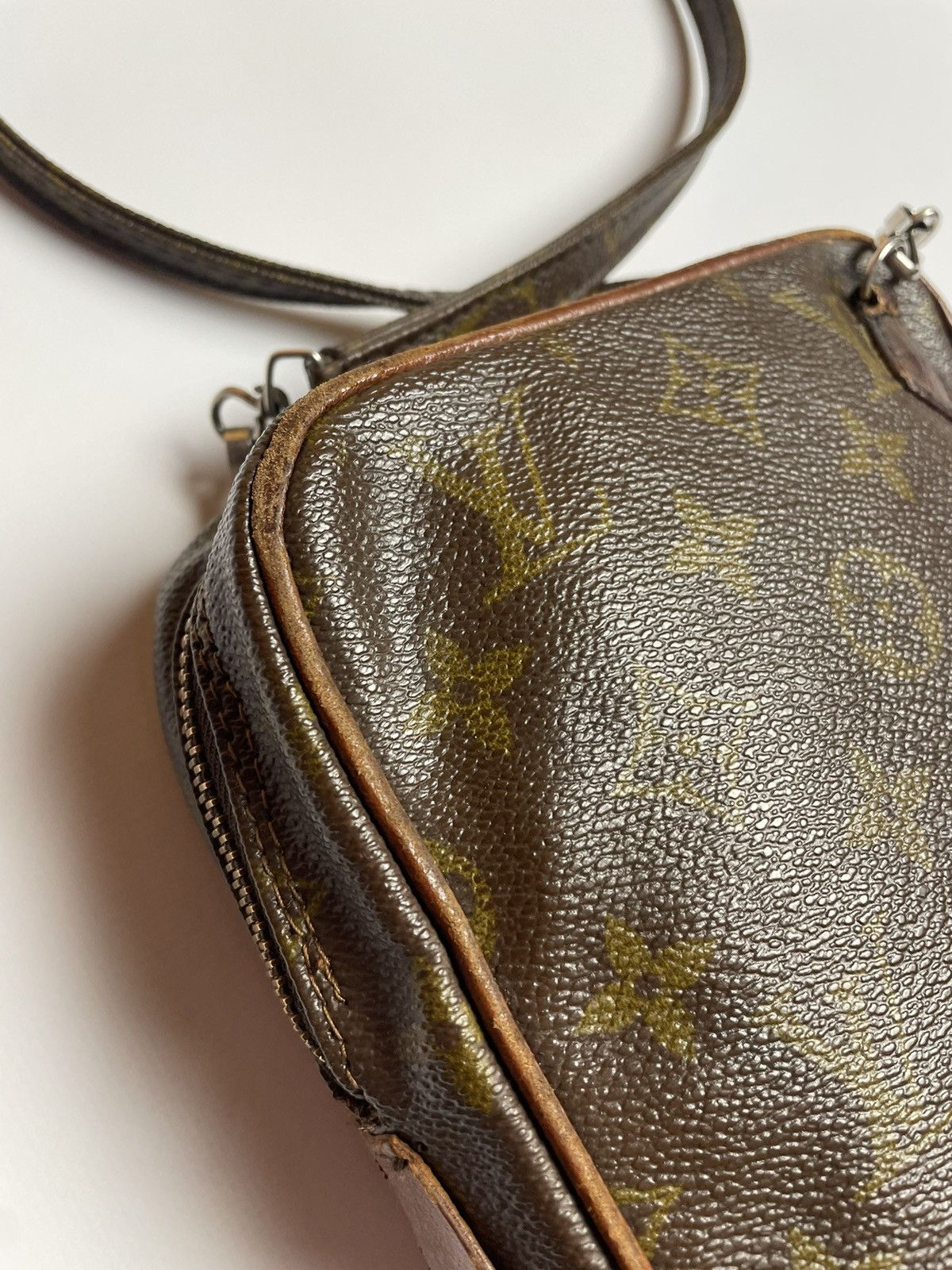 Louis Vuitton × Vintage Louis Vuitton Monogram Danube Messenger Brown Size ONE SIZE - 10 Thumbnail