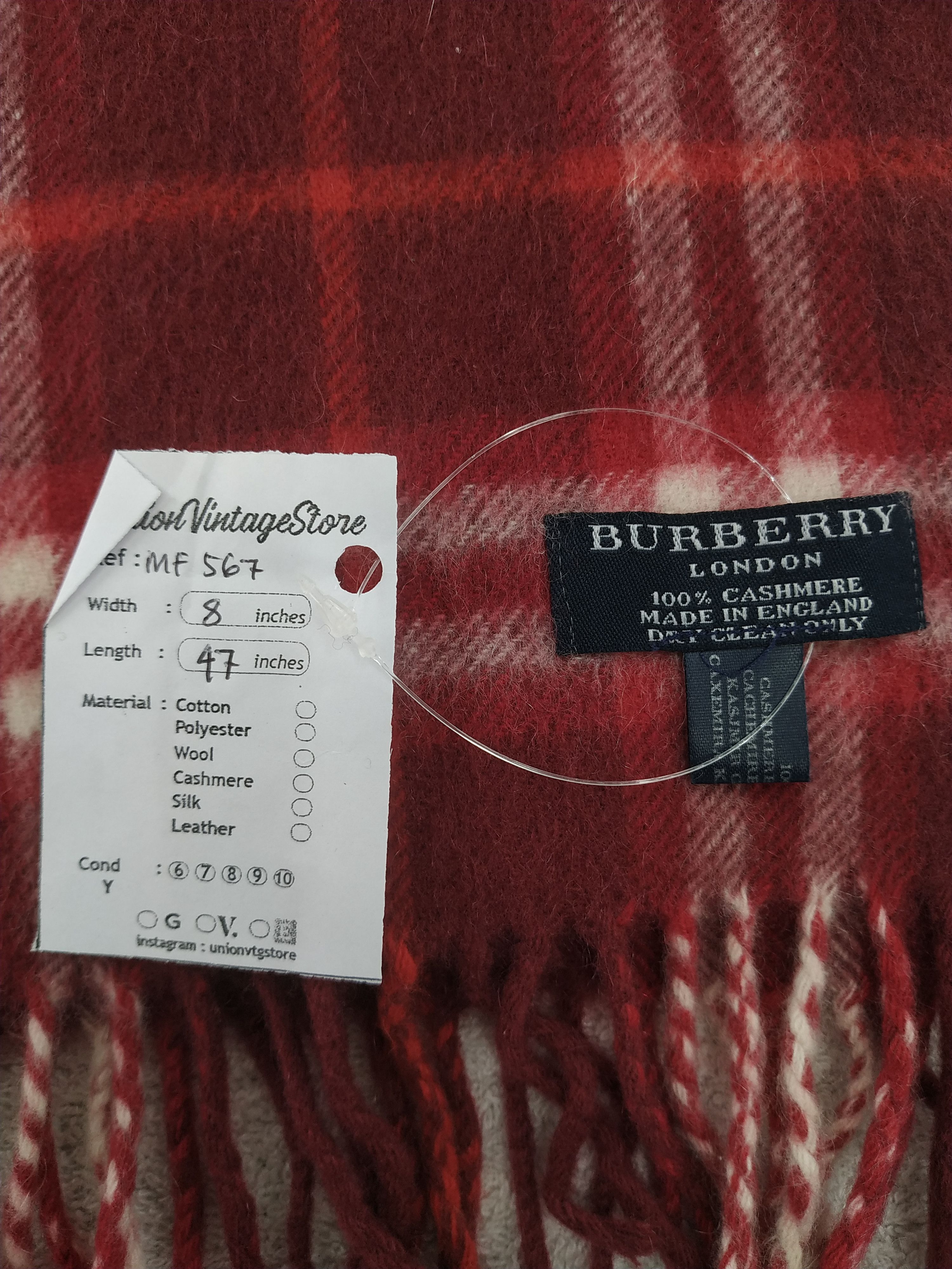 Burberry Vintage Burberry Scarf/Muffler/Neckwear MF567 Size ONE SIZE - 4 Thumbnail