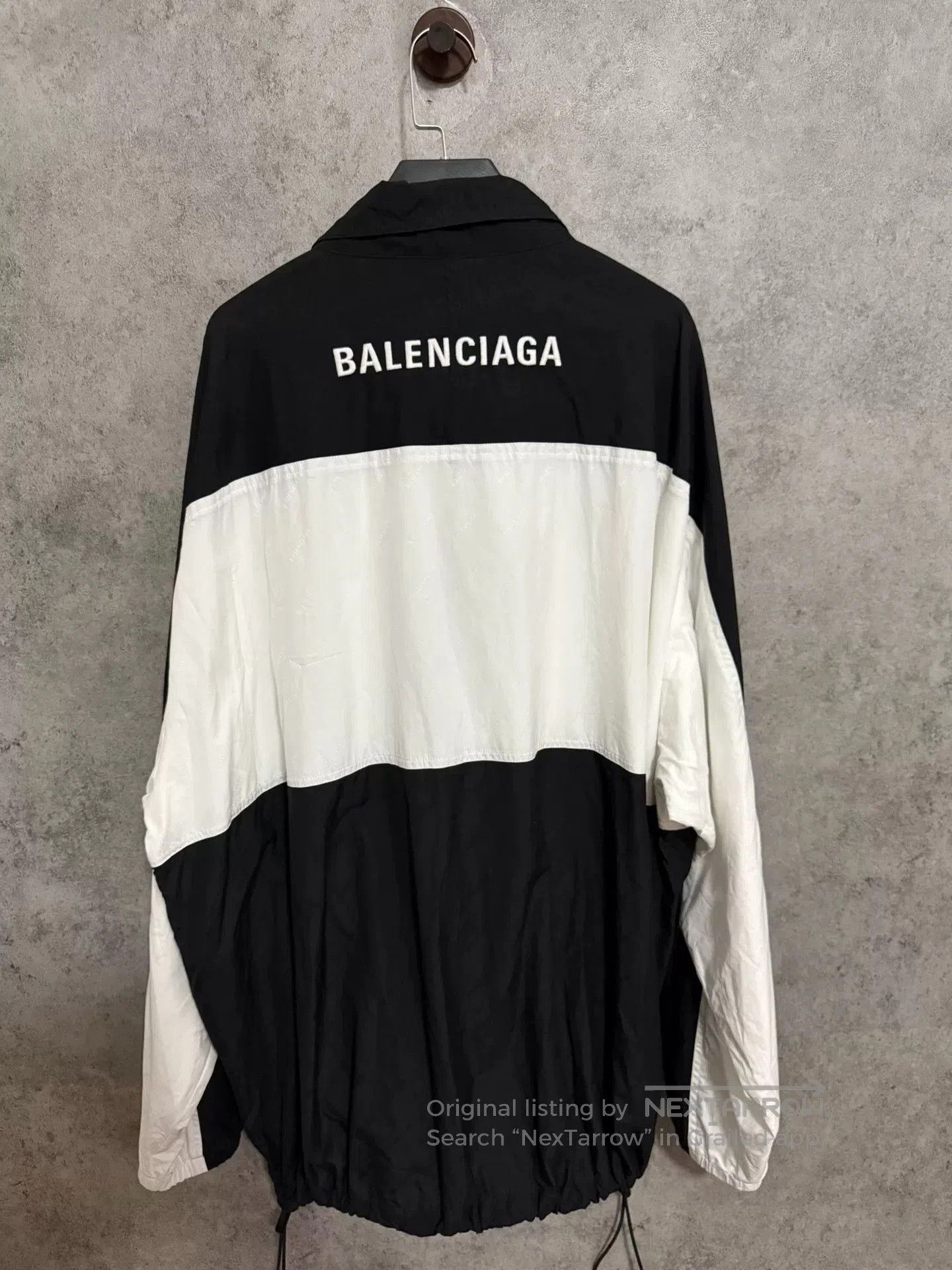 Balenciaga Balenciaga Logo Embroidered Black and White Jacket. Size US S / EU 44-46 / 1 - 6 Thumbnail