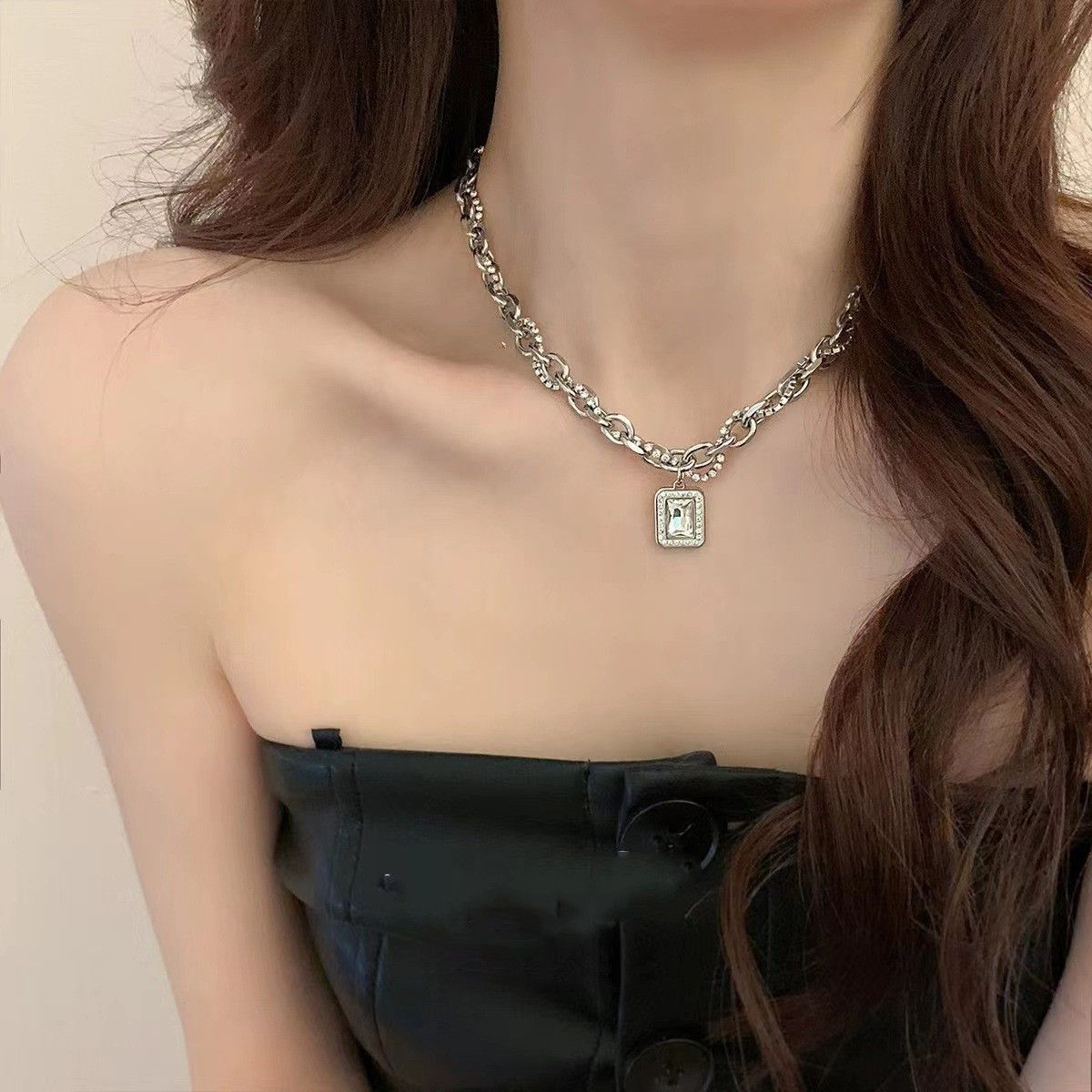 Other Dark STEAL! Y2K Chains Necklace Chain Size ONE SIZE - 2 Thumbnail
