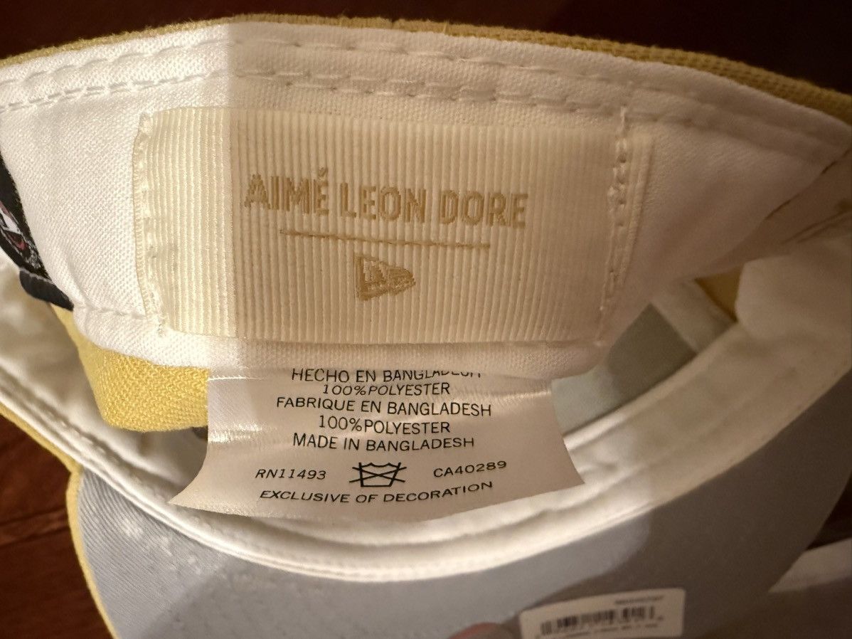 Aime Leon Dore × New Era Aime Leon Dore New Era New York Yankees Fitted Yellow 7 3/8 Size ONE SIZE - 5 Thumbnail