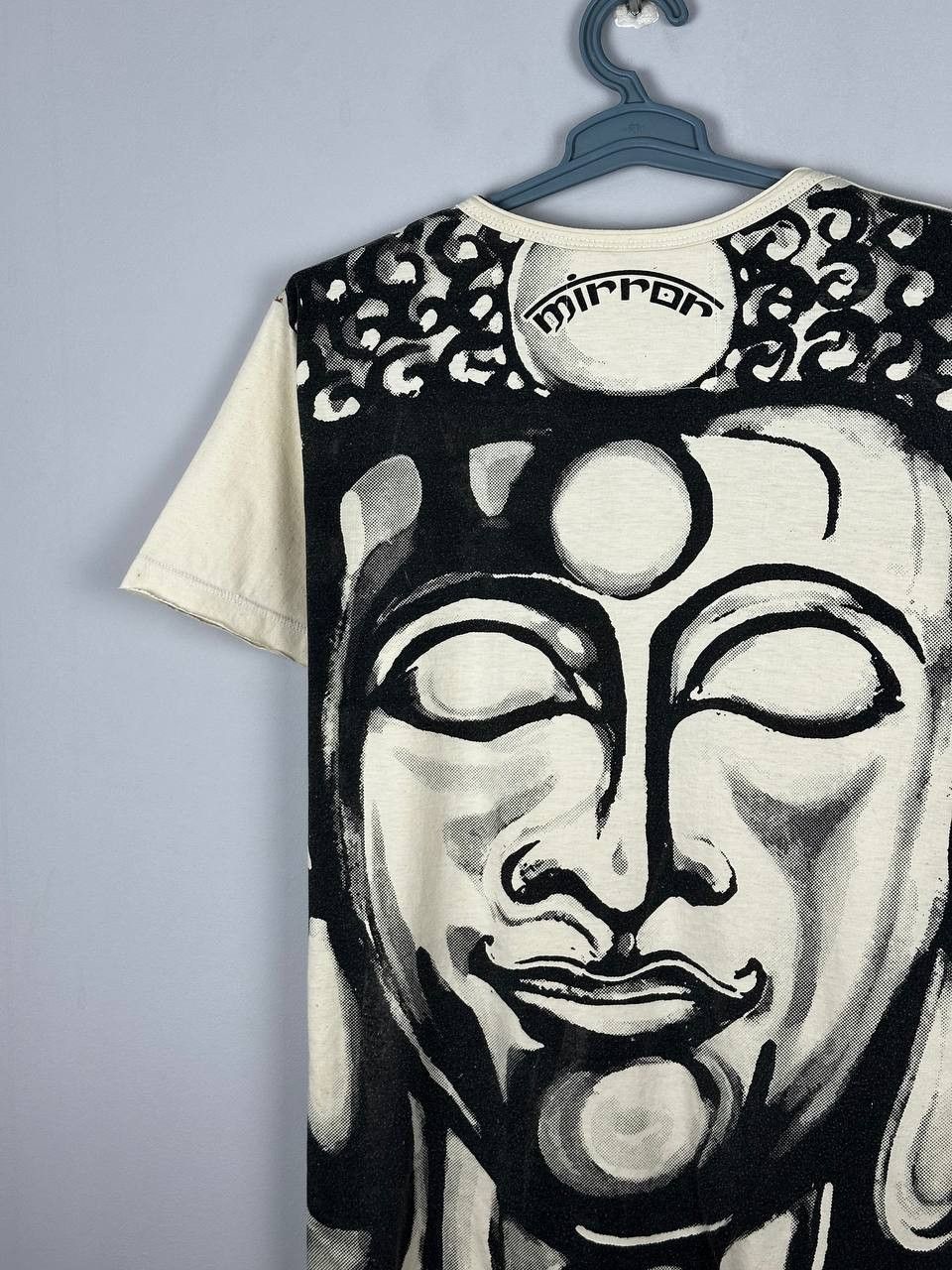 Vintage Vintage Avant Garde AOP Mirror Indian Print T Shirt Size US L / EU 52-54 / 3 - 8 Thumbnail