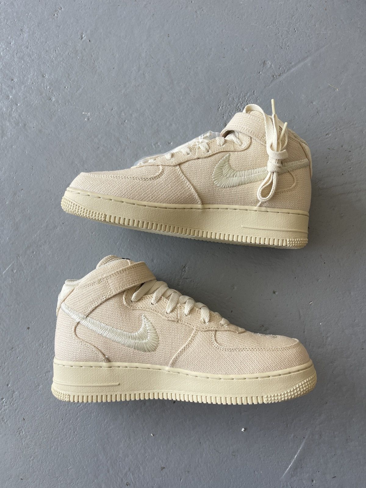 2022 Stussy x Air Force 1 Mid 'Fossil'