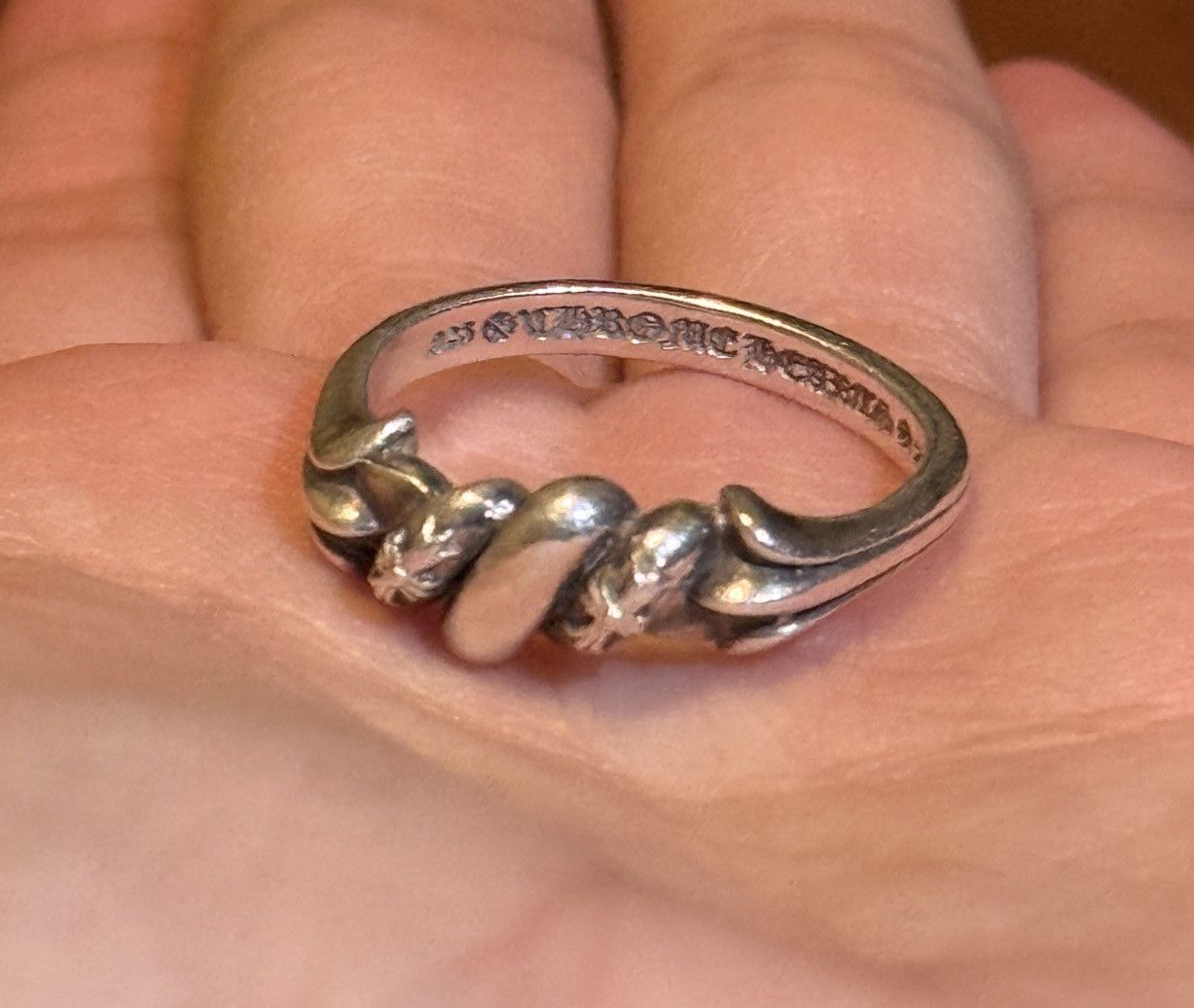 Chrome Hearts Chrome Hearts Tiny E-Knot Ring | Grailed