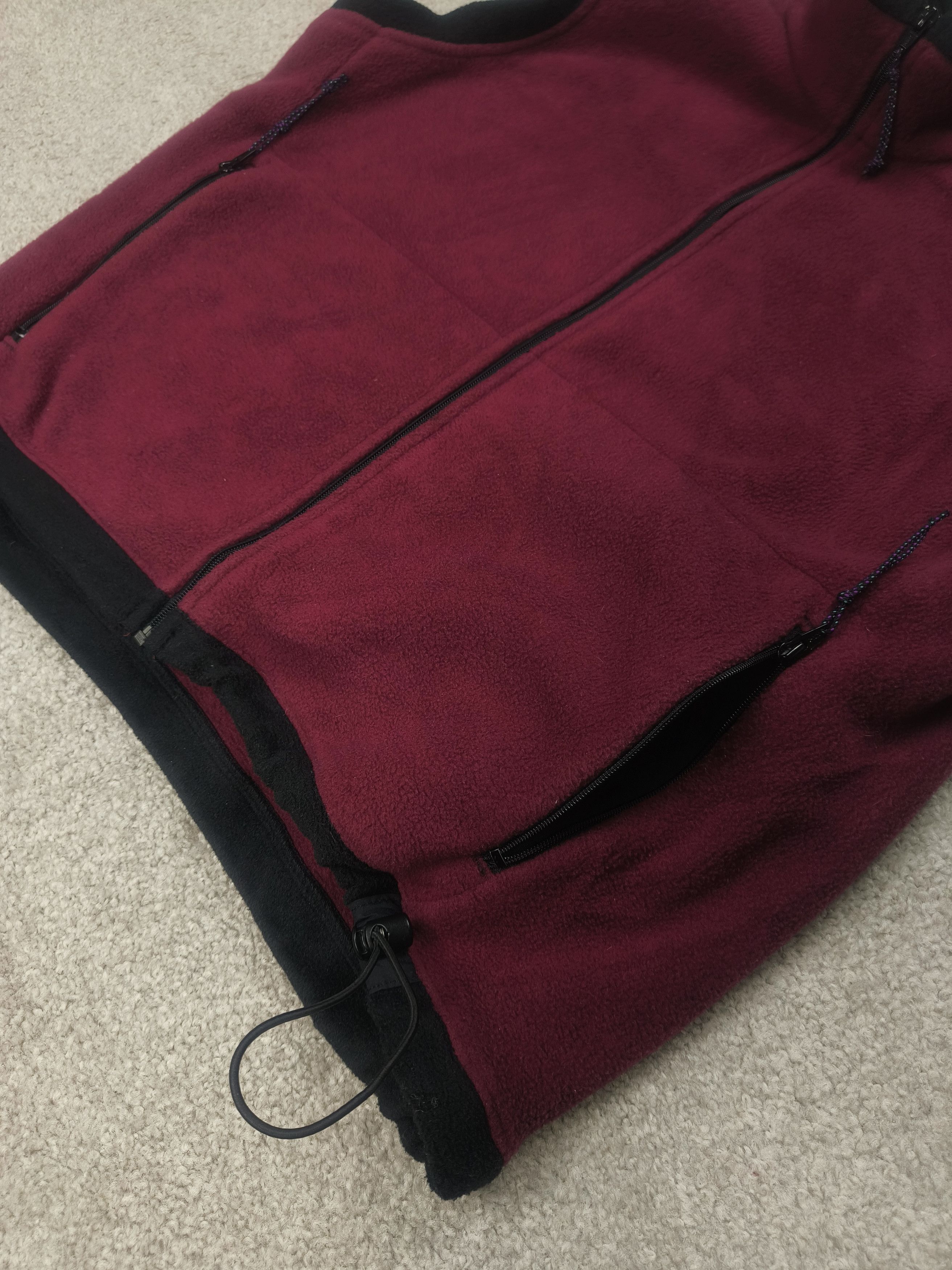 Rei REI Co-op Fleece Vest Burgundy/Maroon Full-Zip Outdoor Layer Size US L / EU 52-54 / 3 - 3 Thumbnail