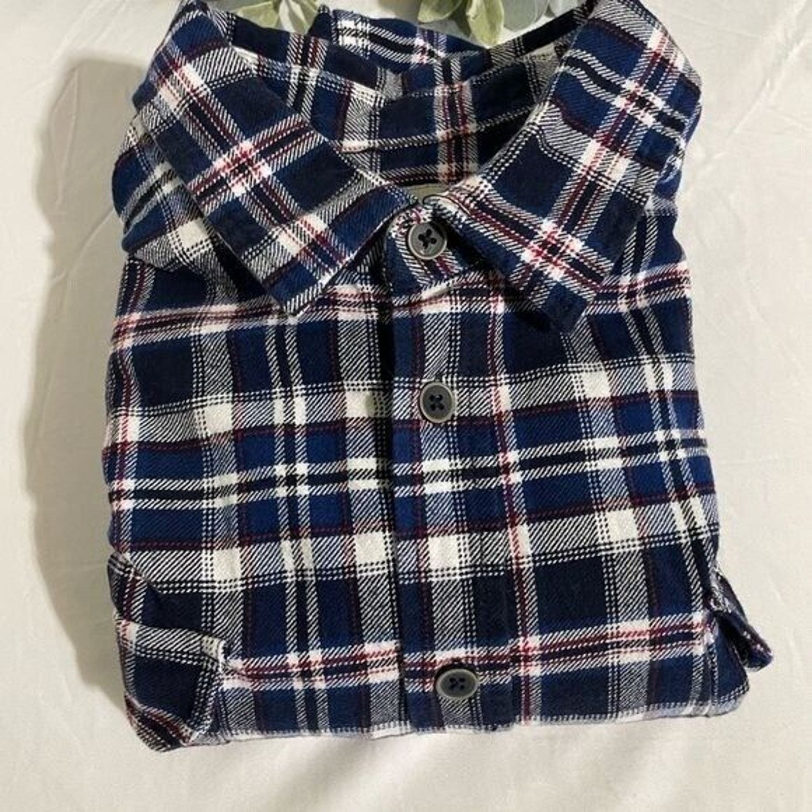 Other Jachs Brawny Mens Flannel Shirt 2X Plaid Heavyweight Size US XXL / EU 58 / 5 - 13 Thumbnail