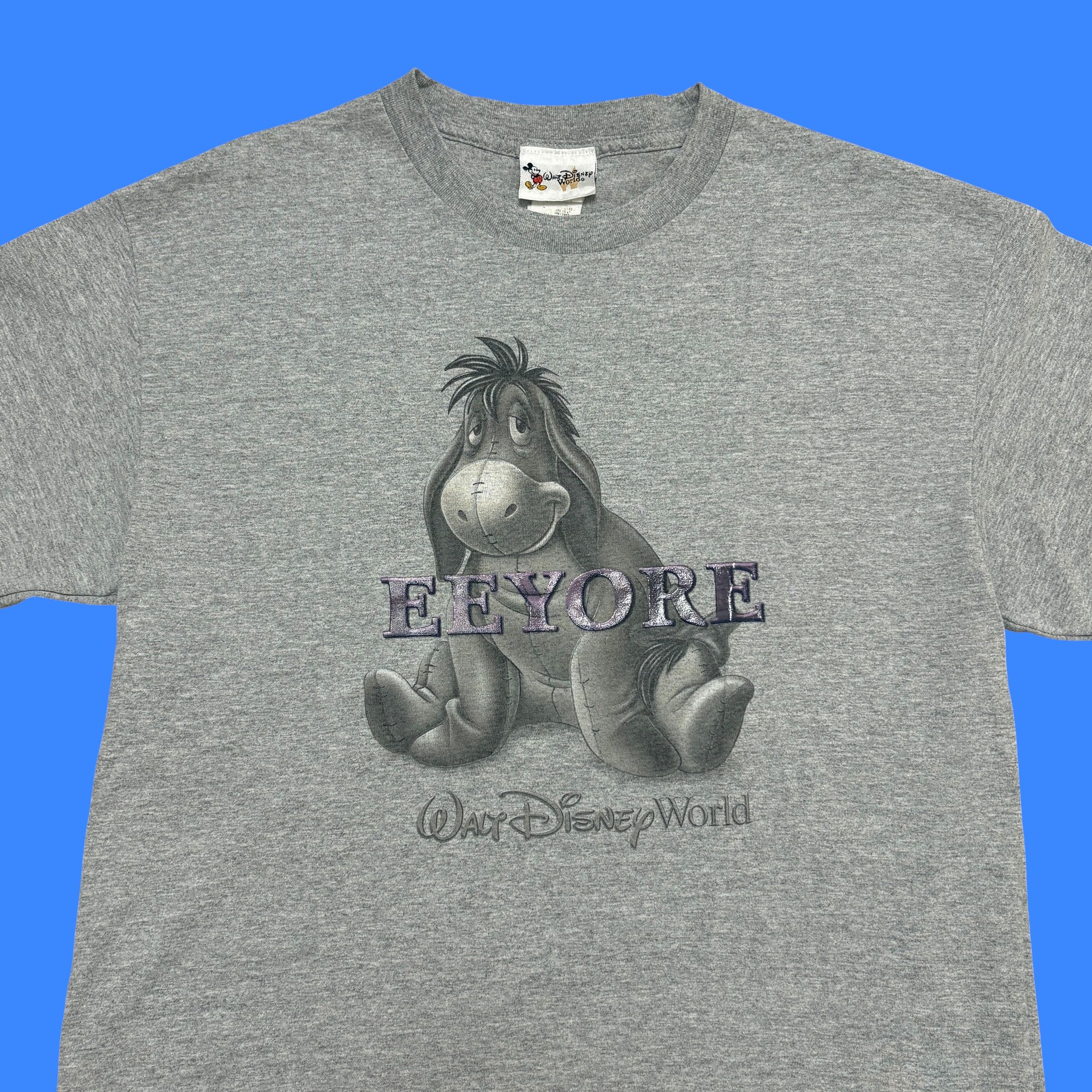 Disney Vintage Eeyore Shirt Walt Disney Cartoon Winnie The Pooh Size US L / EU 52-54 / 3 - 2 Thumbnail