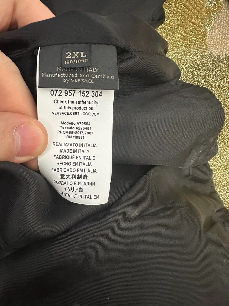 Versace Versace Spun gold silk jacket Size US XXL / EU 58 / 5 - 3 Thumbnail