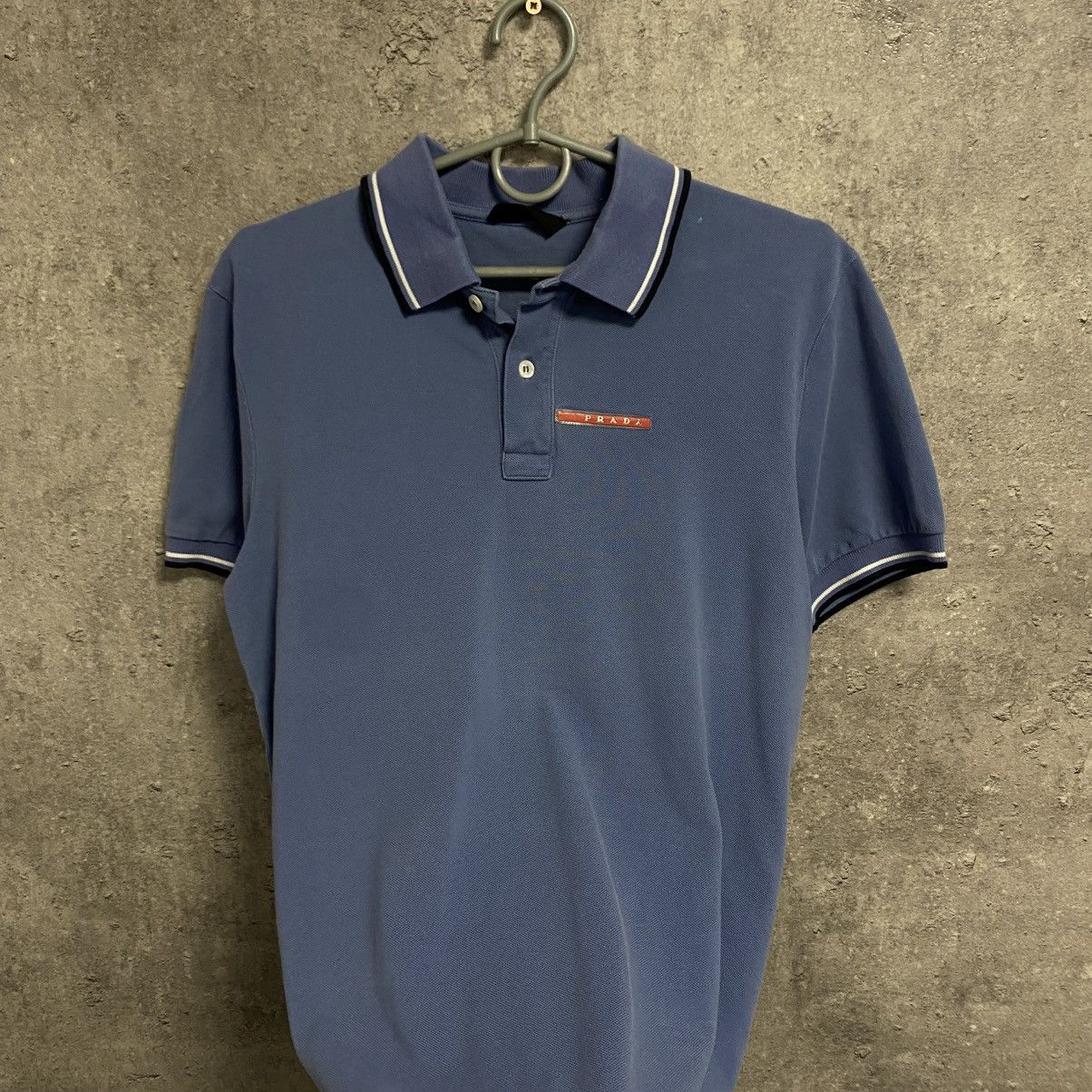 Prada Vintage Luxury Prada Polo Shirt Red Tab Size S Size US S / EU 44-46 / 1 - 4 Thumbnail