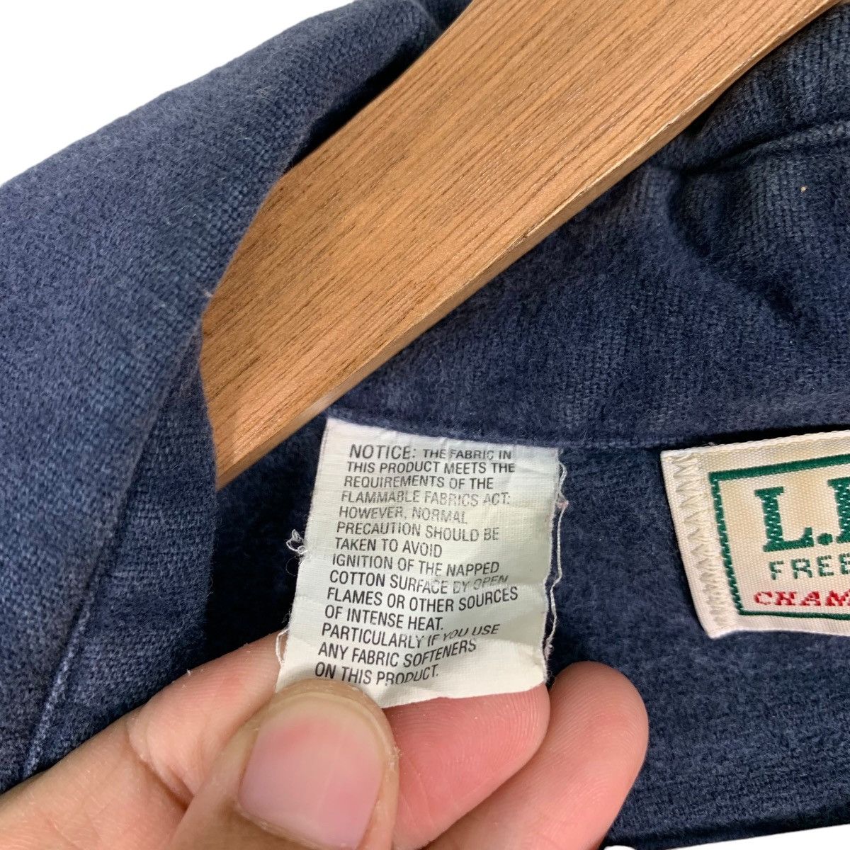 L.L. Bean L.L.BEAN Blue Work Shirt Long Sleeve Button Up #0932-C41 Size US L / EU 52-54 / 3 - 17 Thumbnail