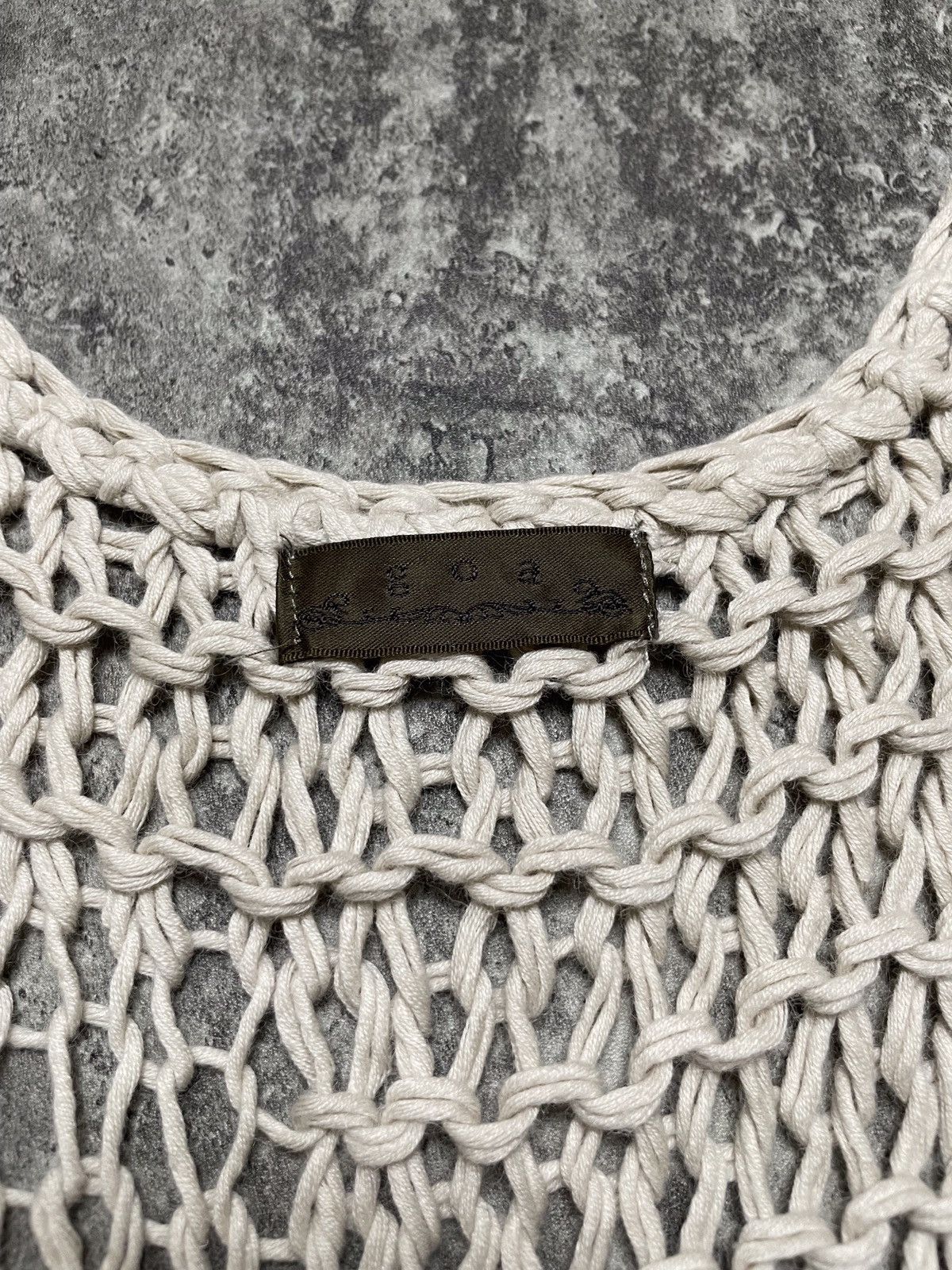 If Six Was Nine × KMRii × Le Grande Bleu (L.G.B.) 00s GOA Fish Net Knit Vest ifsixwasnine lgb kmrii style Size US S / EU 44-46 / 1 - 8 Thumbnail